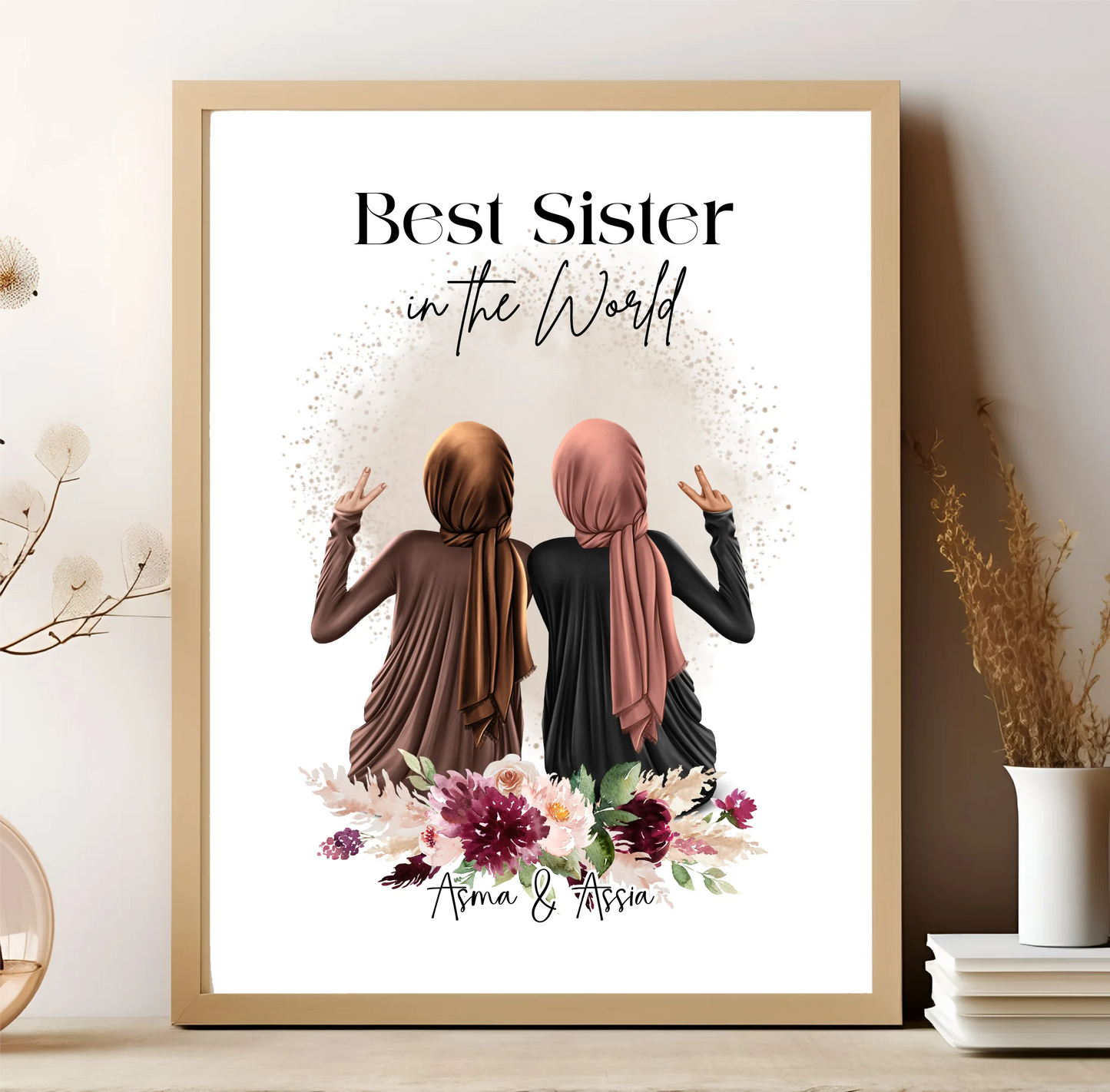 2-4 Muslim Freundinnen Poster