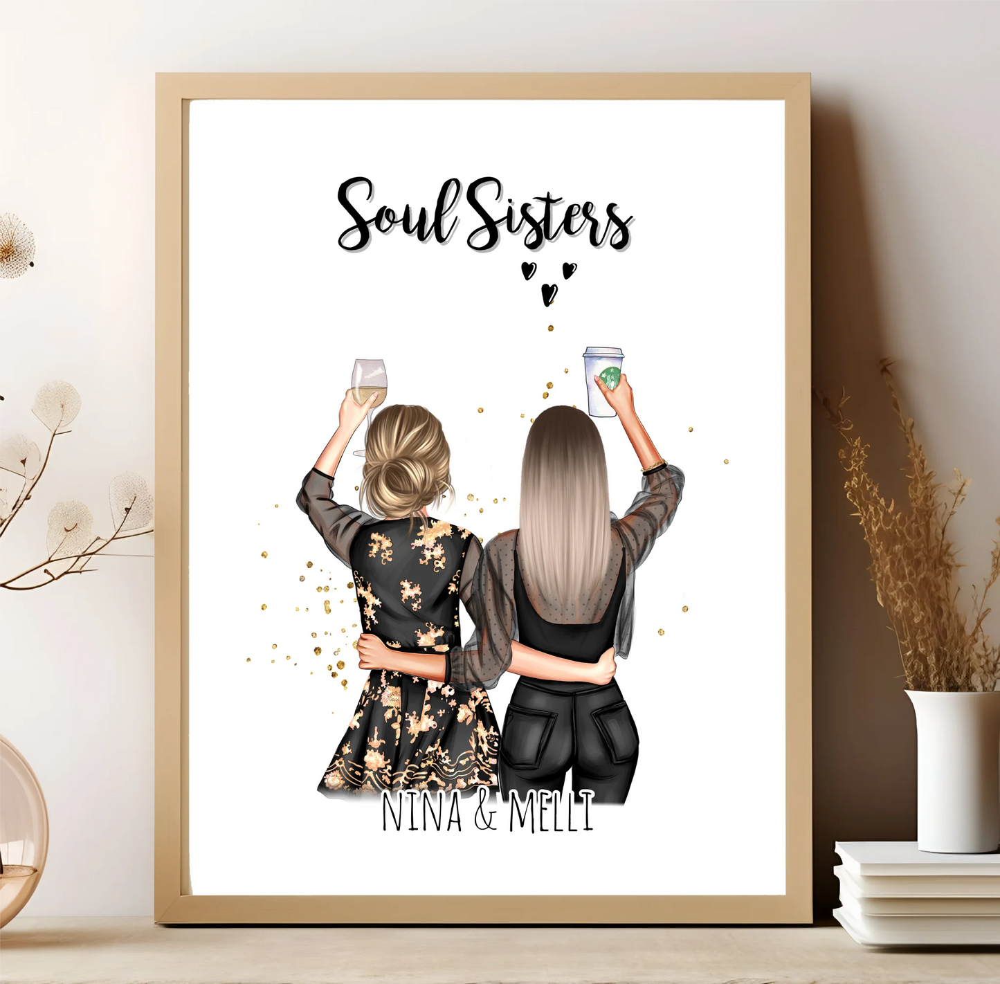 2-3 Freundinnen Poster Geschenk Bestseller #1