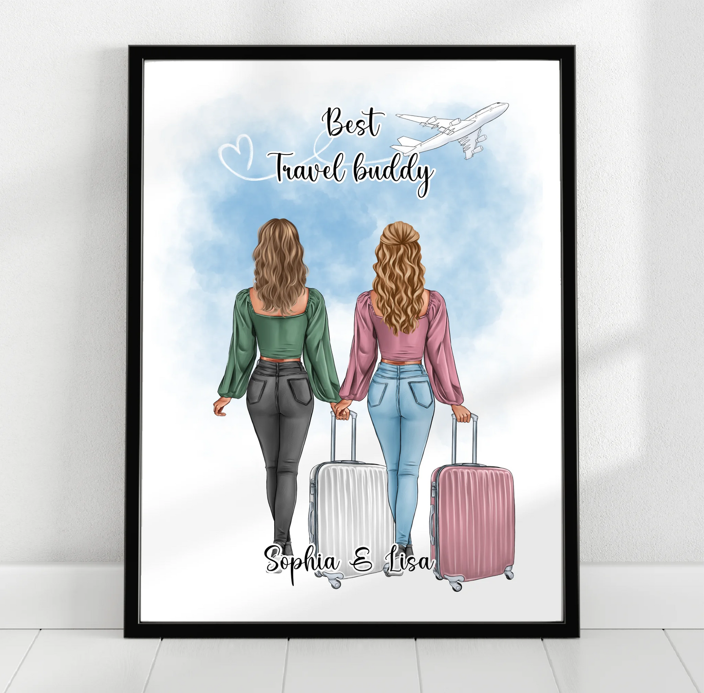 Reise Freundin Poster:  1-2 Personen