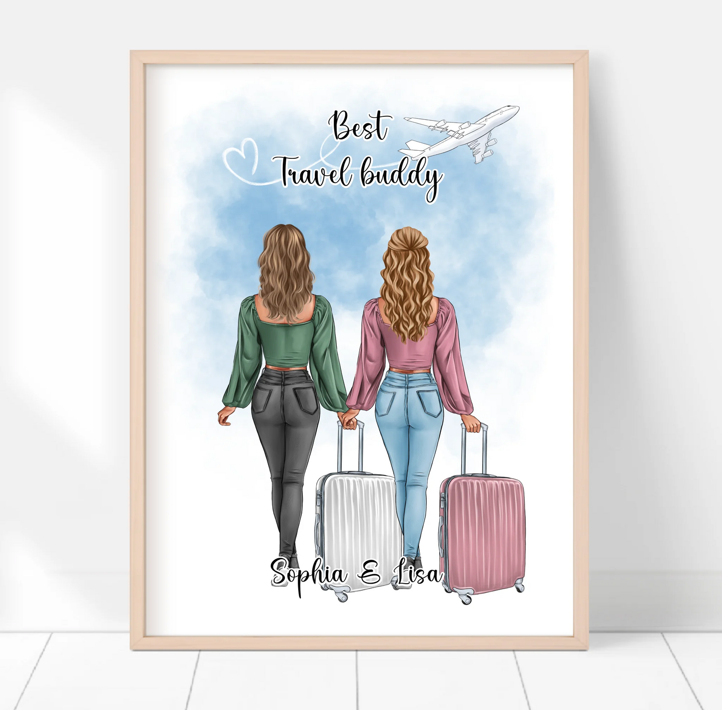 Reise Freundin Poster:  1-2 Personen