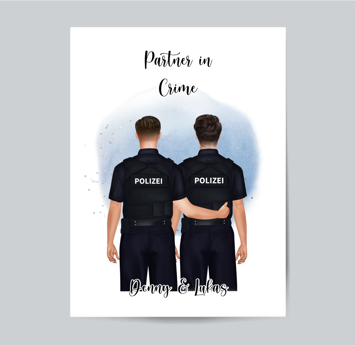 2-3 Polizisten Poster
