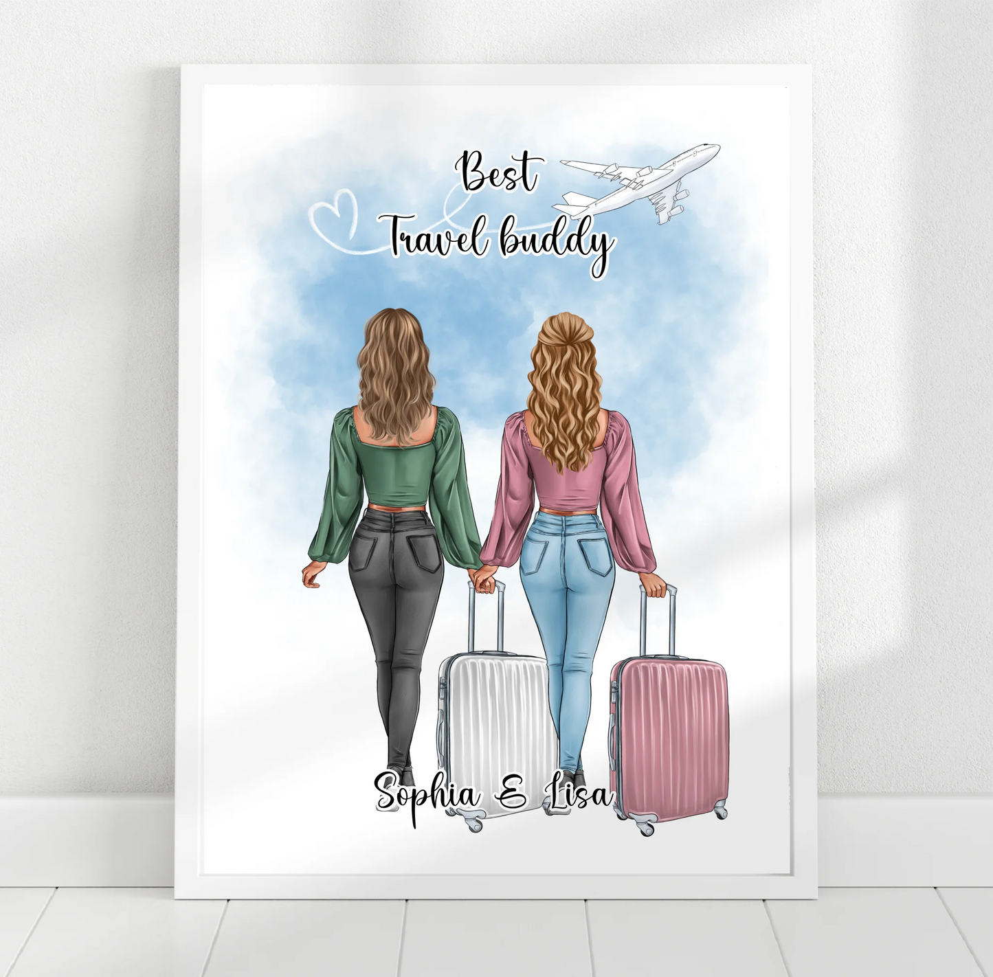 Reise Freundin Poster:  1-2 Personen