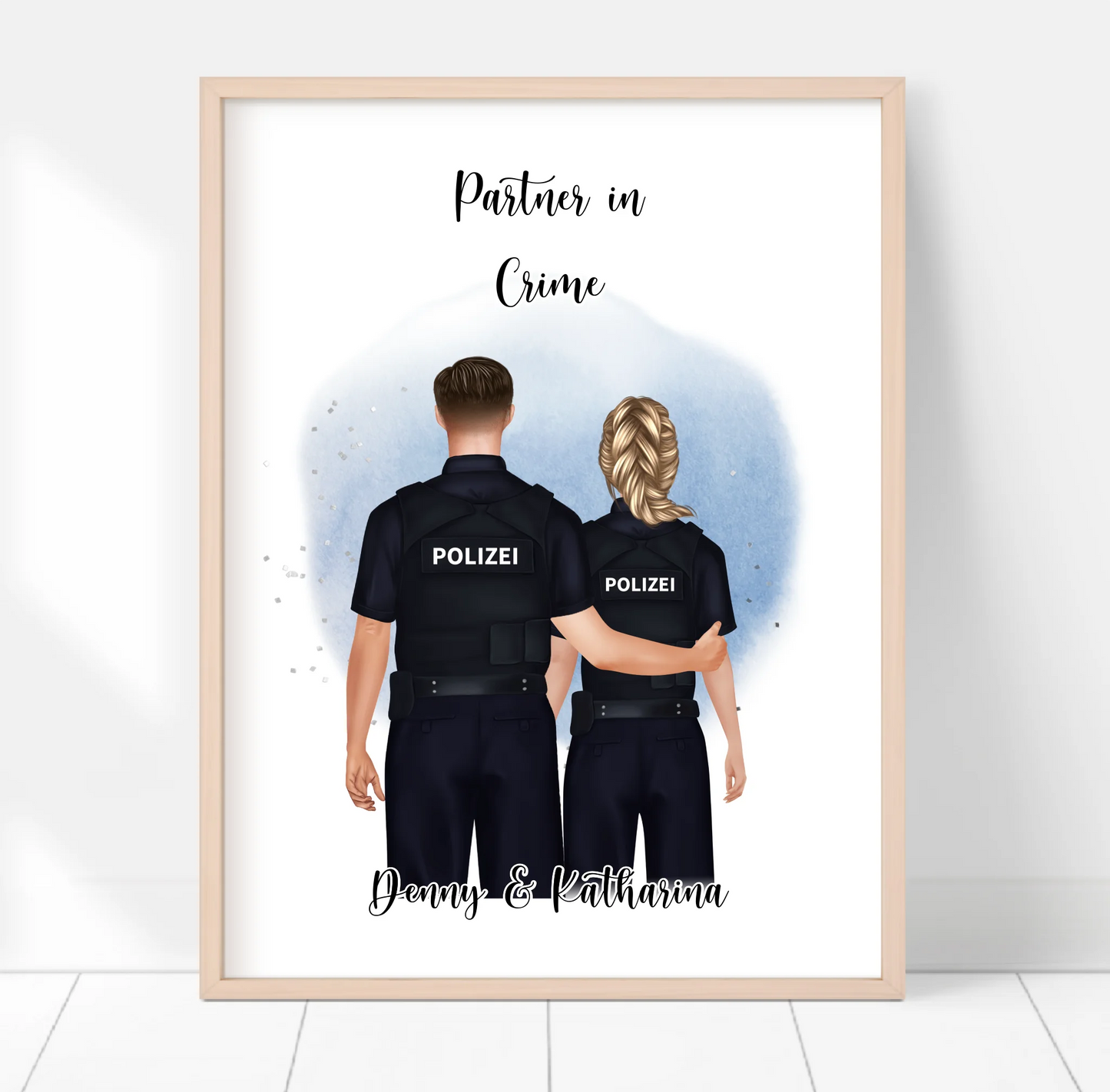 Polizist & Polizistin Poster (2-3 Polizisten)