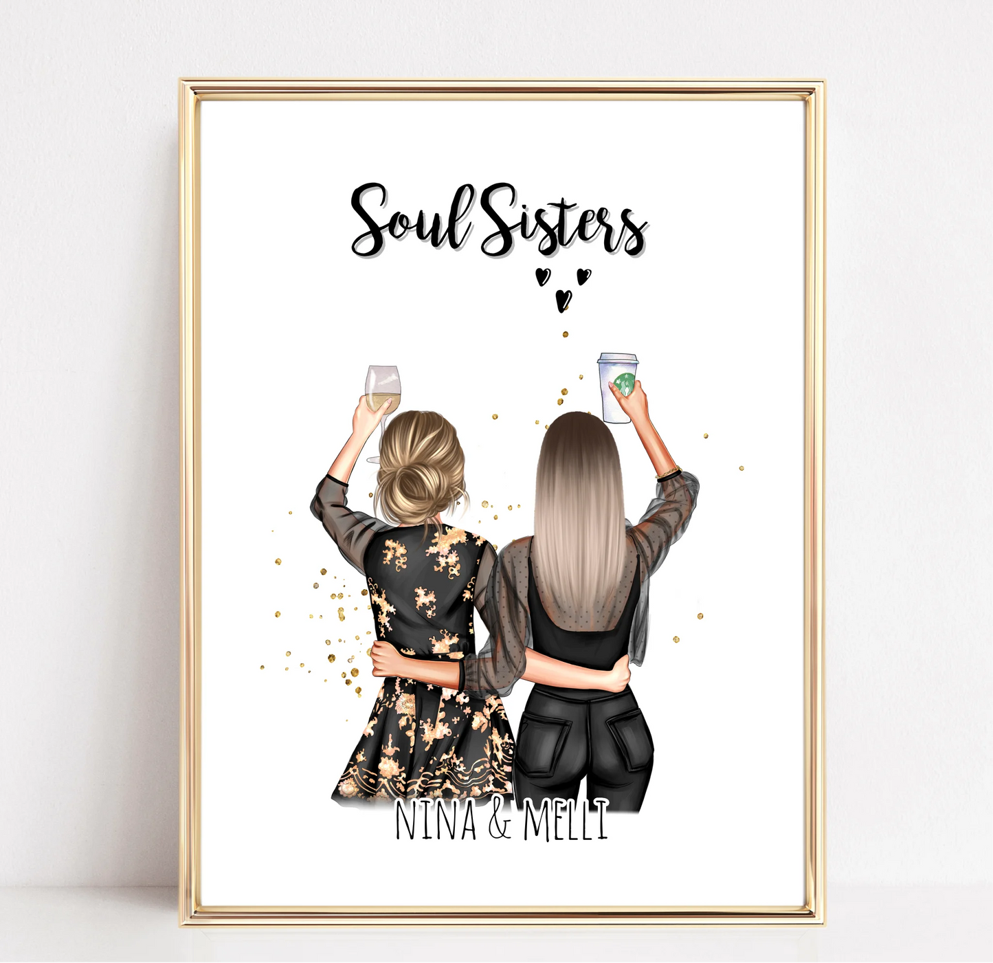 2-3 Freundinnen Poster Geschenk Bestseller #1