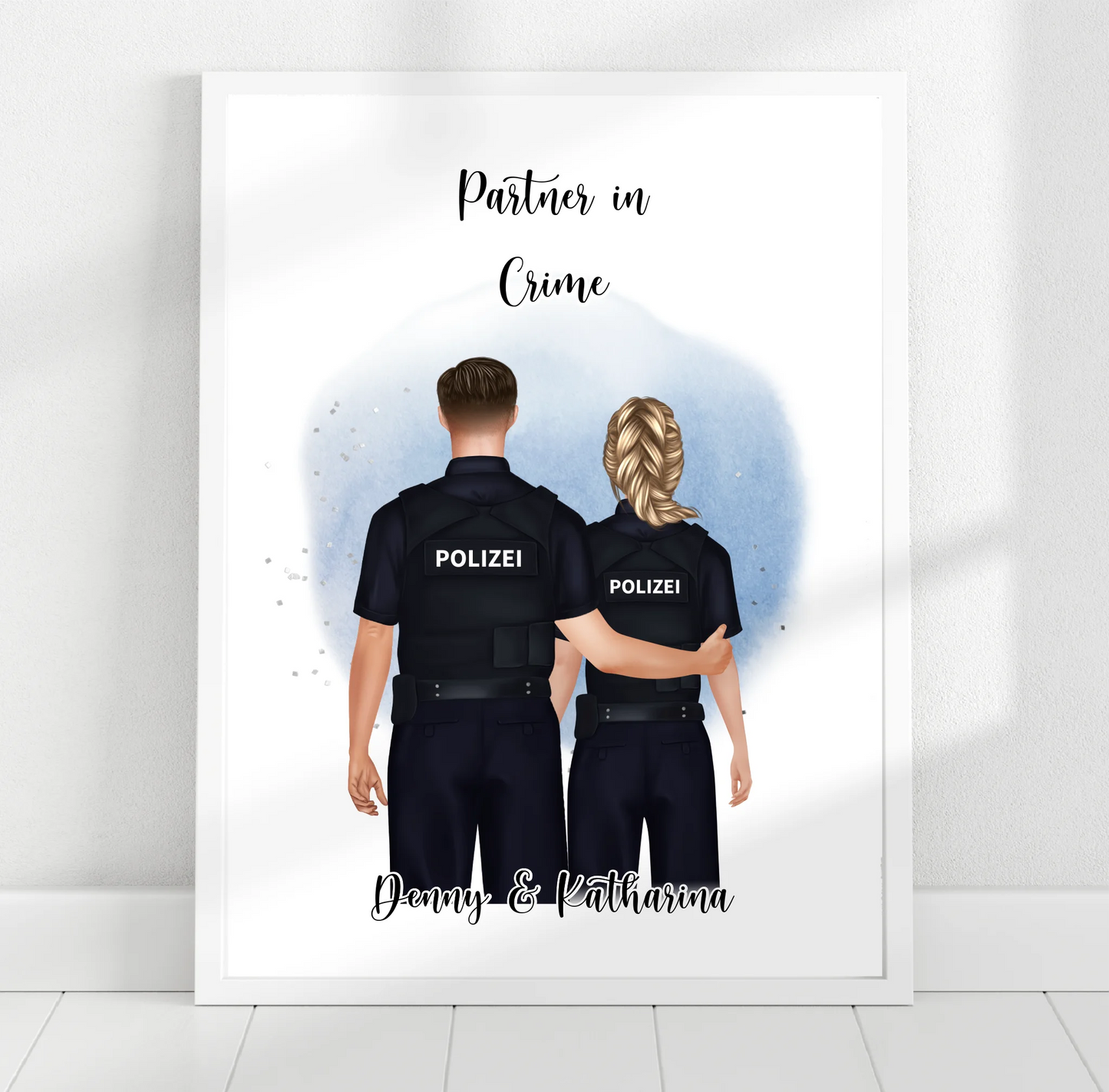 Polizist & Polizistin Poster (2-3 Polizisten)