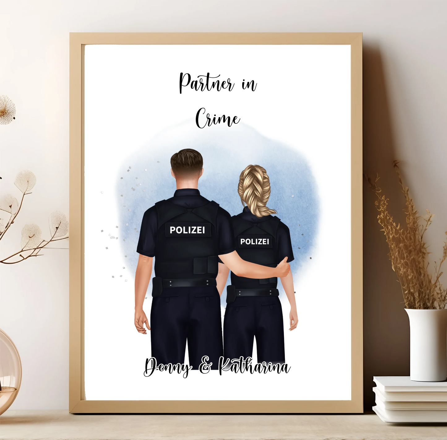 Polizist & Polizistin Poster (2-3 Polizisten)
