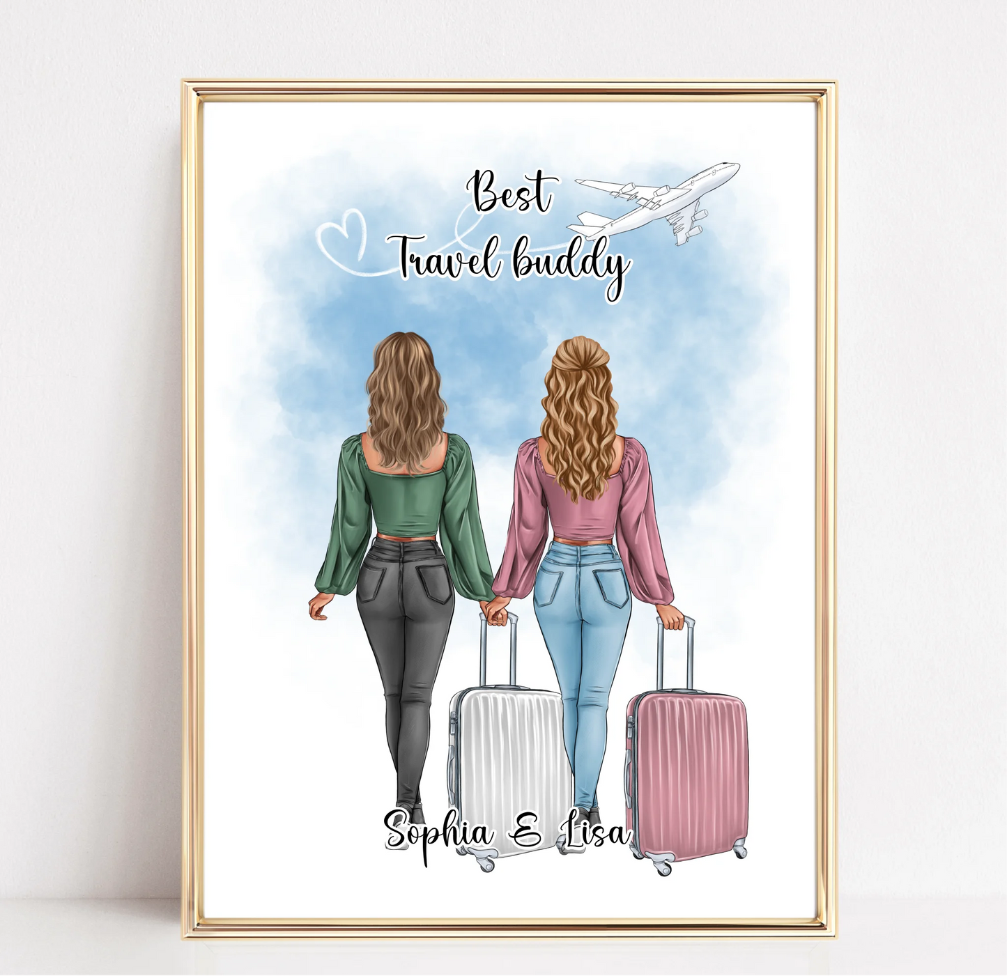 Reise Freundin Poster:  1-2 Personen