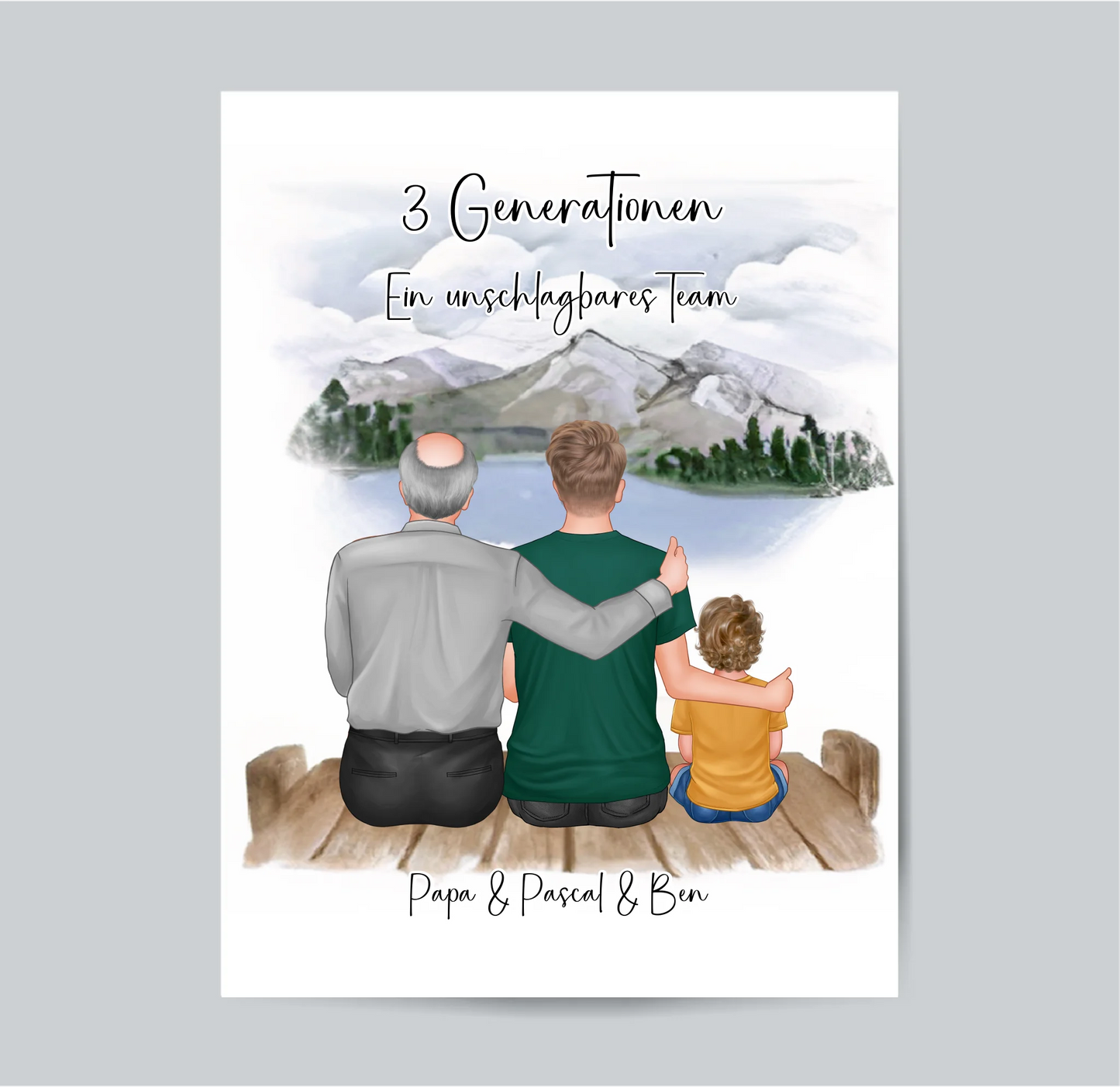 Opa, Sohn & Enkel Poster