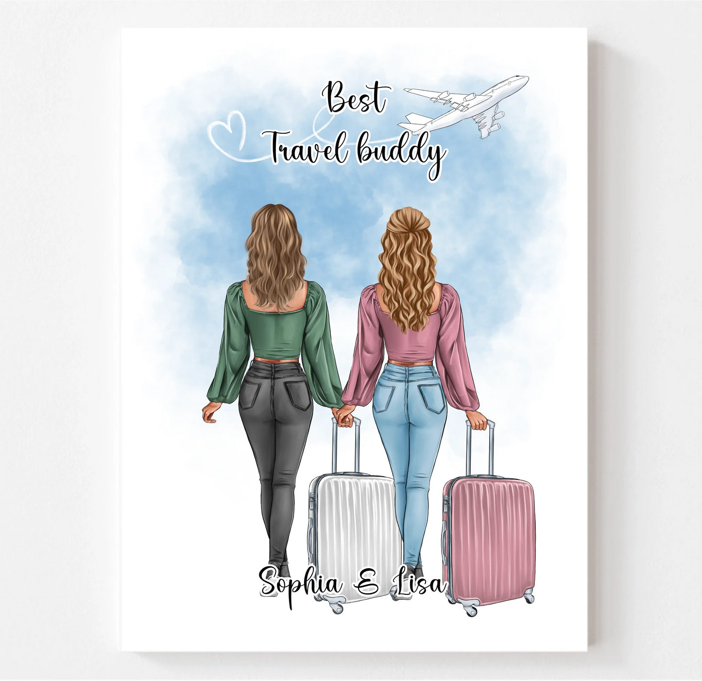 Reise Freundin Poster:  1-2 Personen