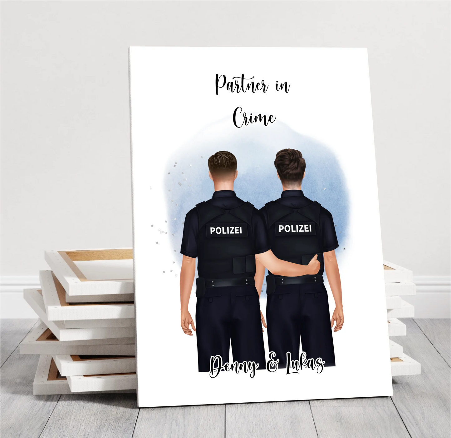2-3 Polizisten Poster
