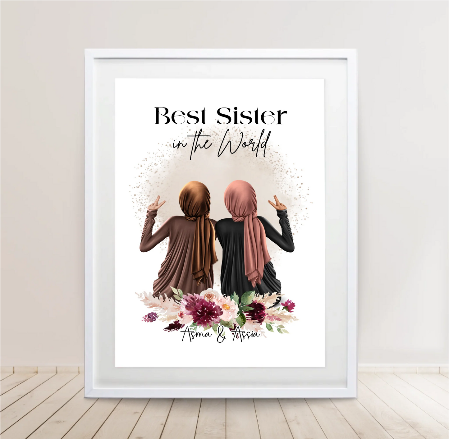 2-4 Muslim Freundinnen Poster