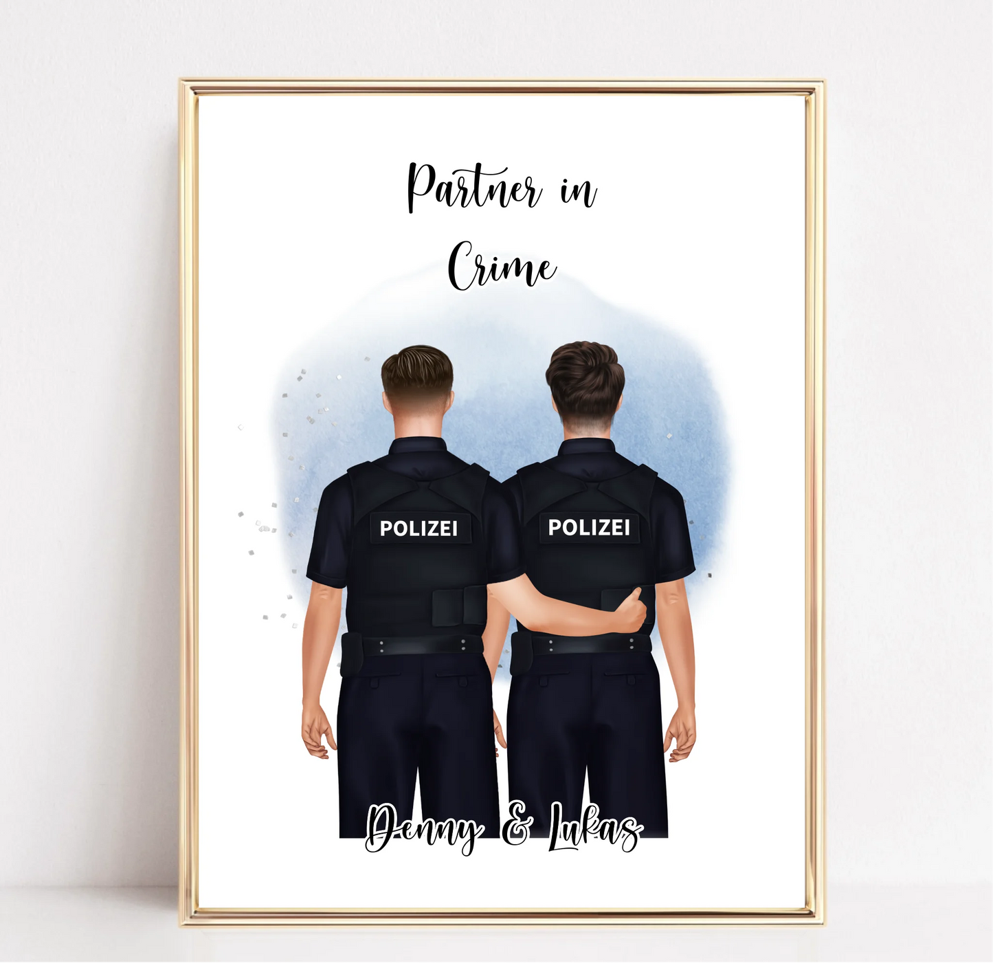 2-3 Polizisten Poster