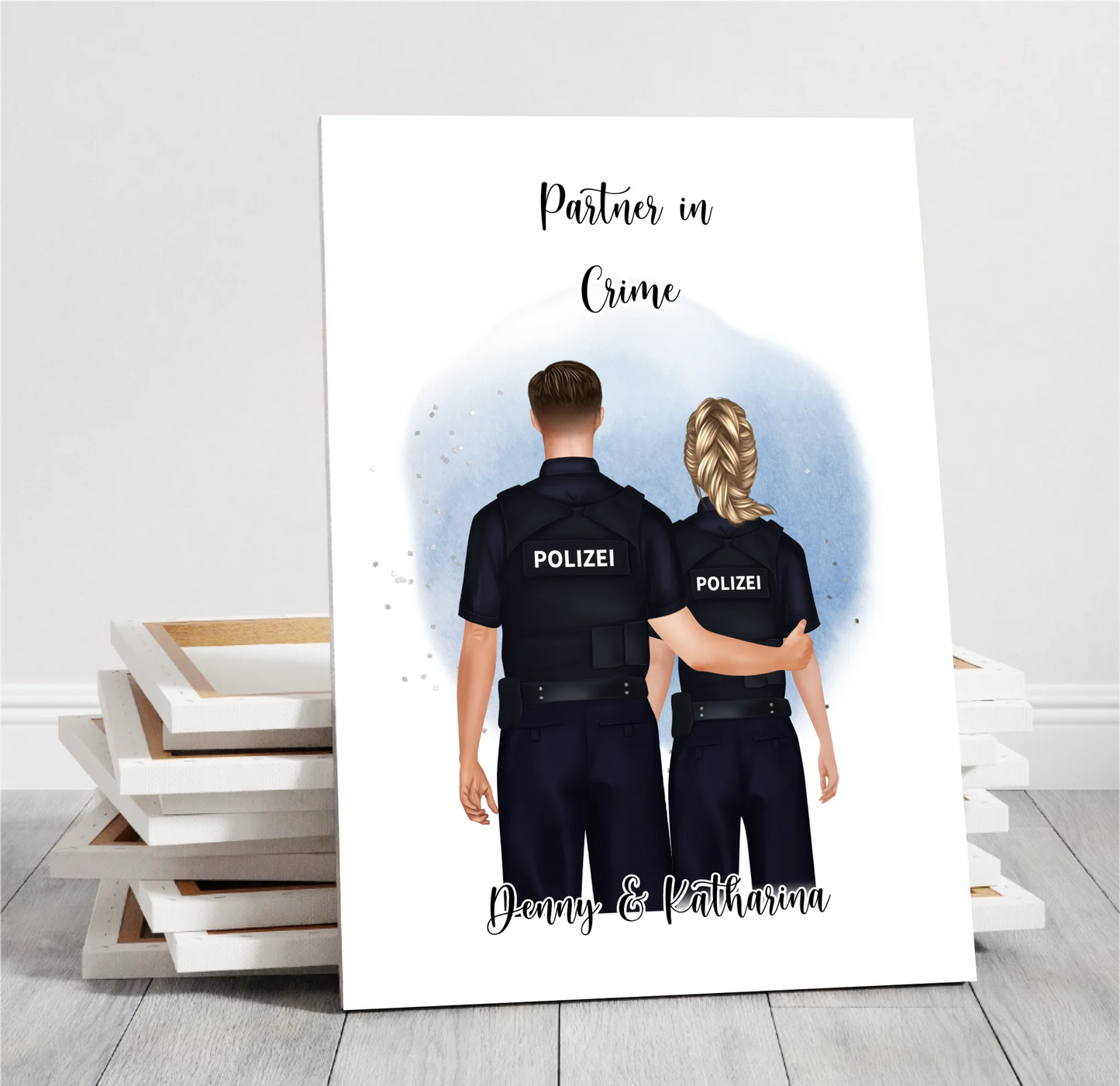 Polizist & Polizistin Poster (2-3 Polizisten)
