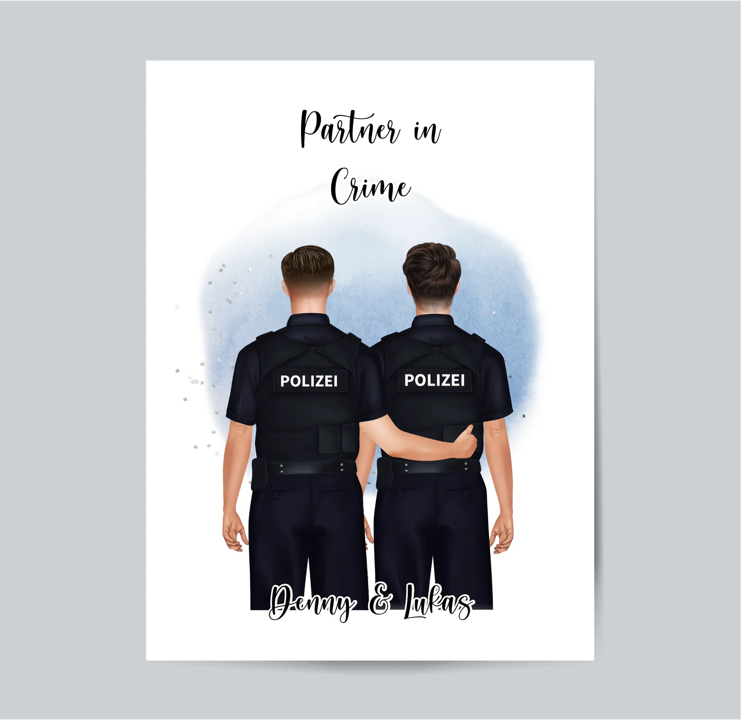 2-3 Polizisten Poster