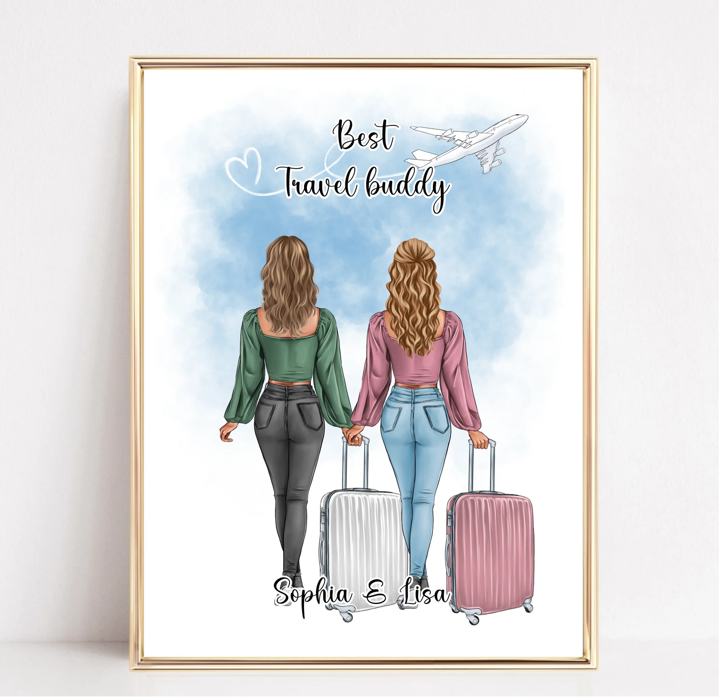 Reise Freundin Poster:  1-2 Personen