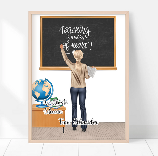 Lehrerin Poster