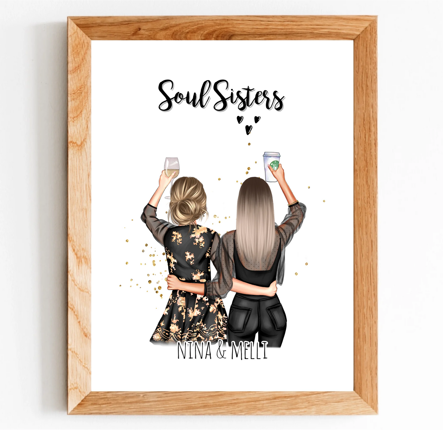 2-3 Freundinnen Poster Geschenk Bestseller #1