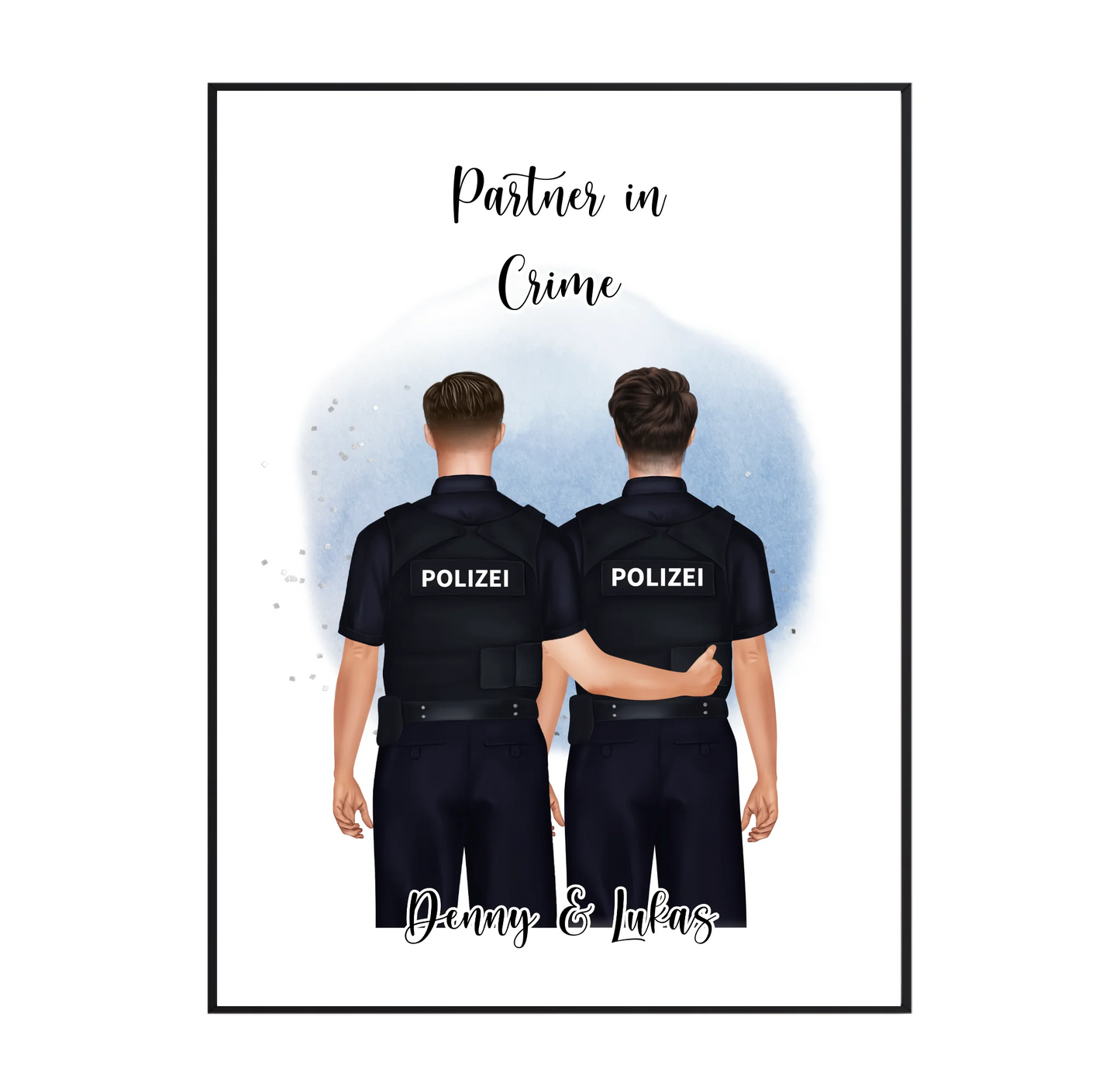 2-3 Polizisten Poster