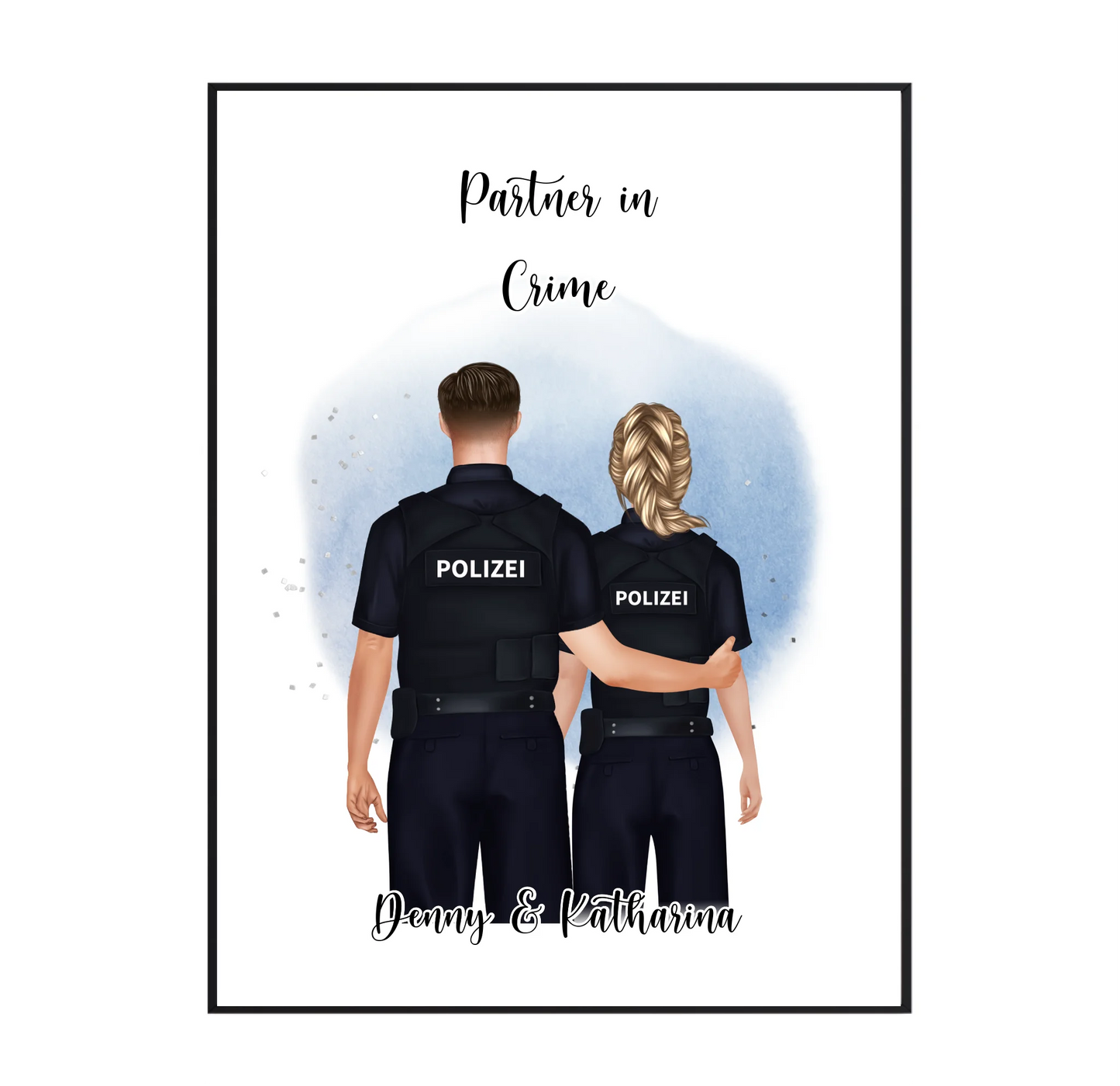 Polizist & Polizistin Poster (2-3 Polizisten)