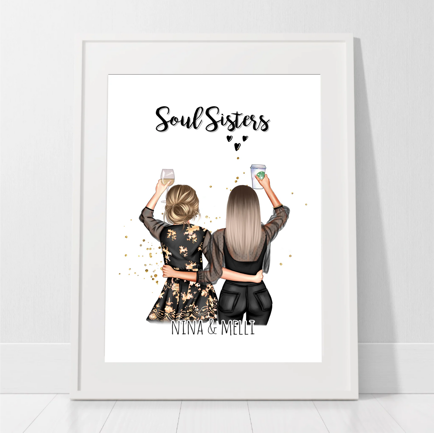 2-3 Freundinnen Poster Geschenk Bestseller #1