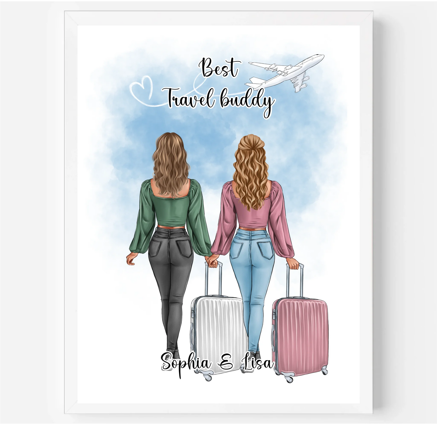 Reise Freundin Poster:  1-2 Personen