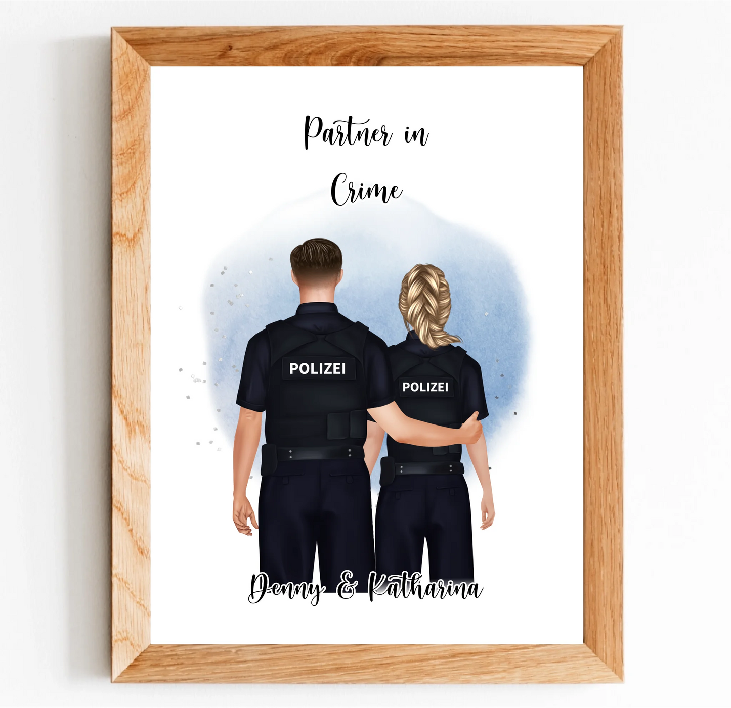 Polizist & Polizistin Poster (2-3 Polizisten)
