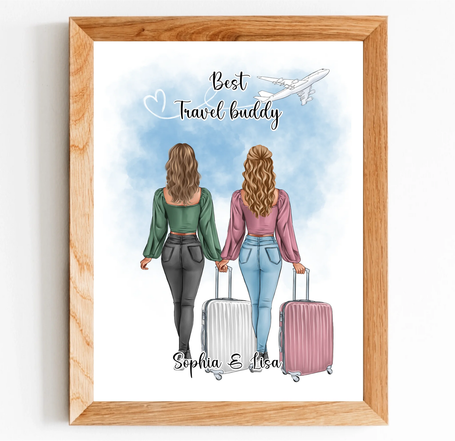 Reise Freundin Poster:  1-2 Personen