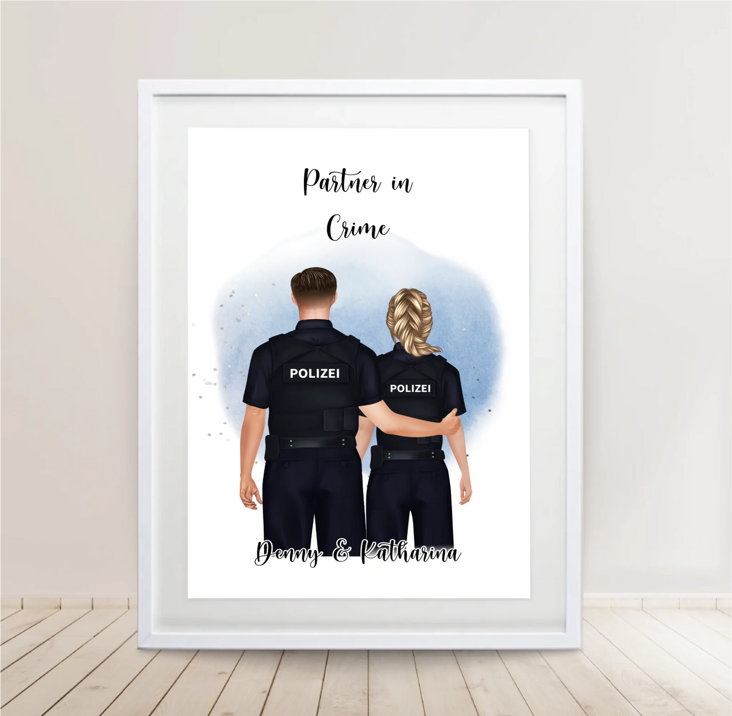 Polizist & Polizistin Poster (2-3 Polizisten)