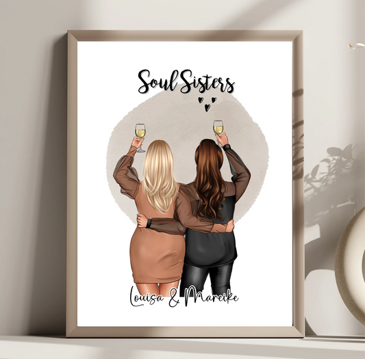 2-3 Plus size Freundinnen Poster