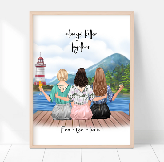 2-3 Freundinnen Poster