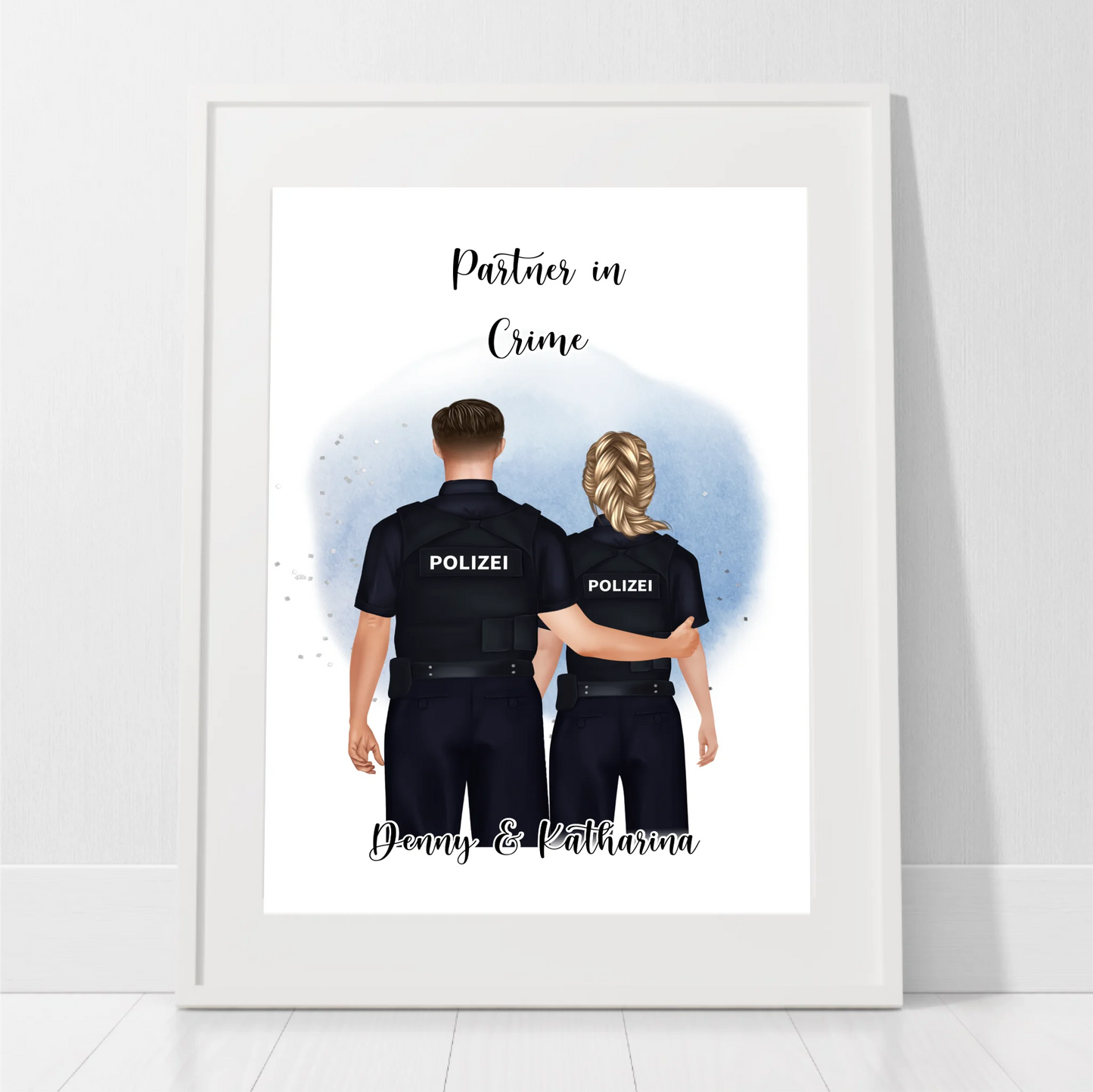 Polizist & Polizistin Poster (2-3 Polizisten)