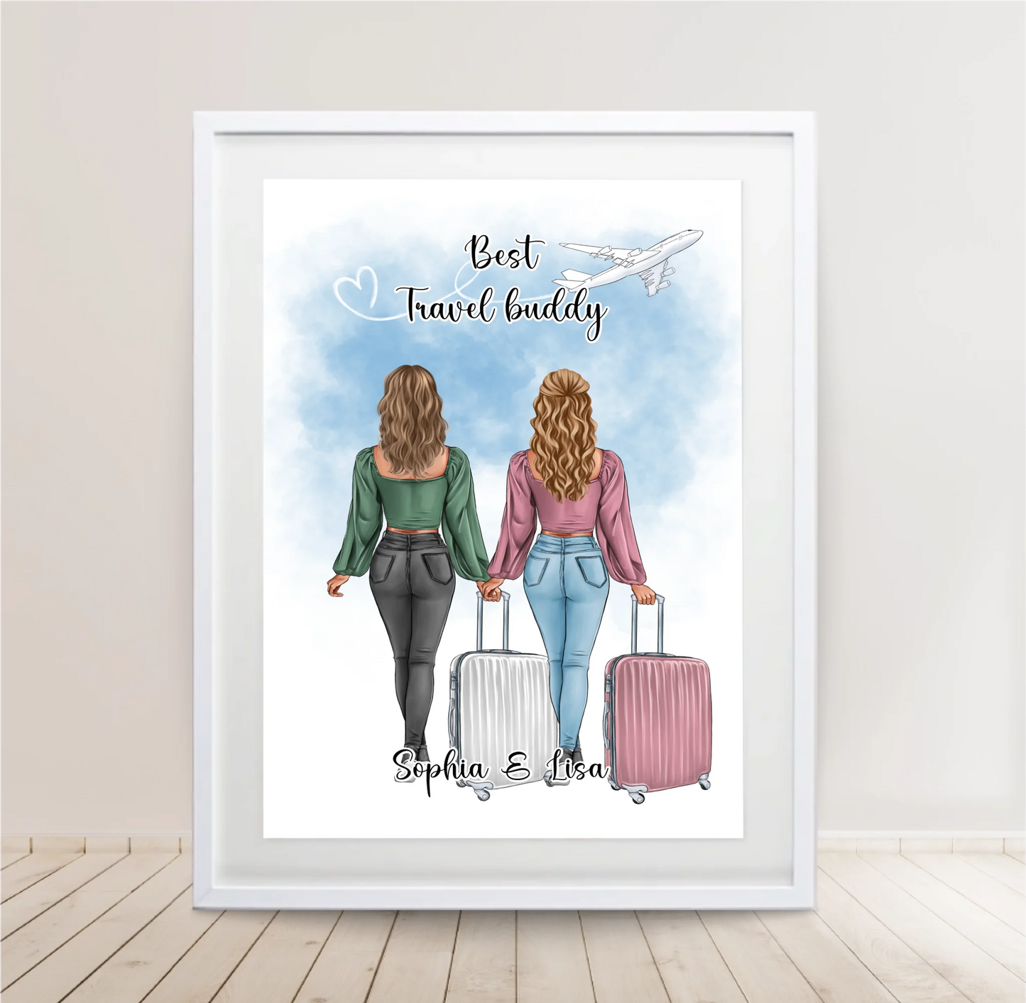 Reise Freundin Poster:  1-2 Personen