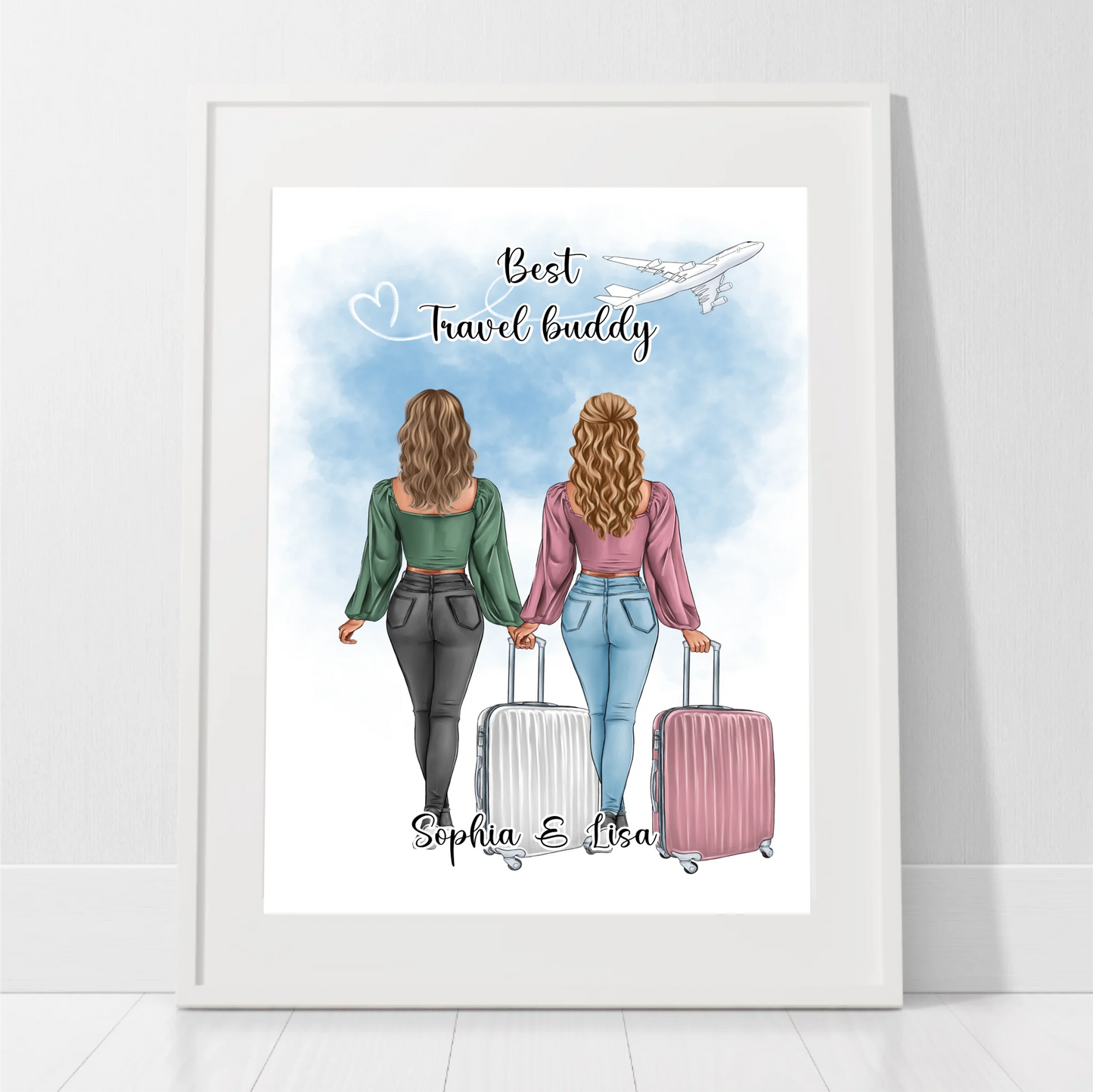 Reise Freundin Poster:  1-2 Personen
