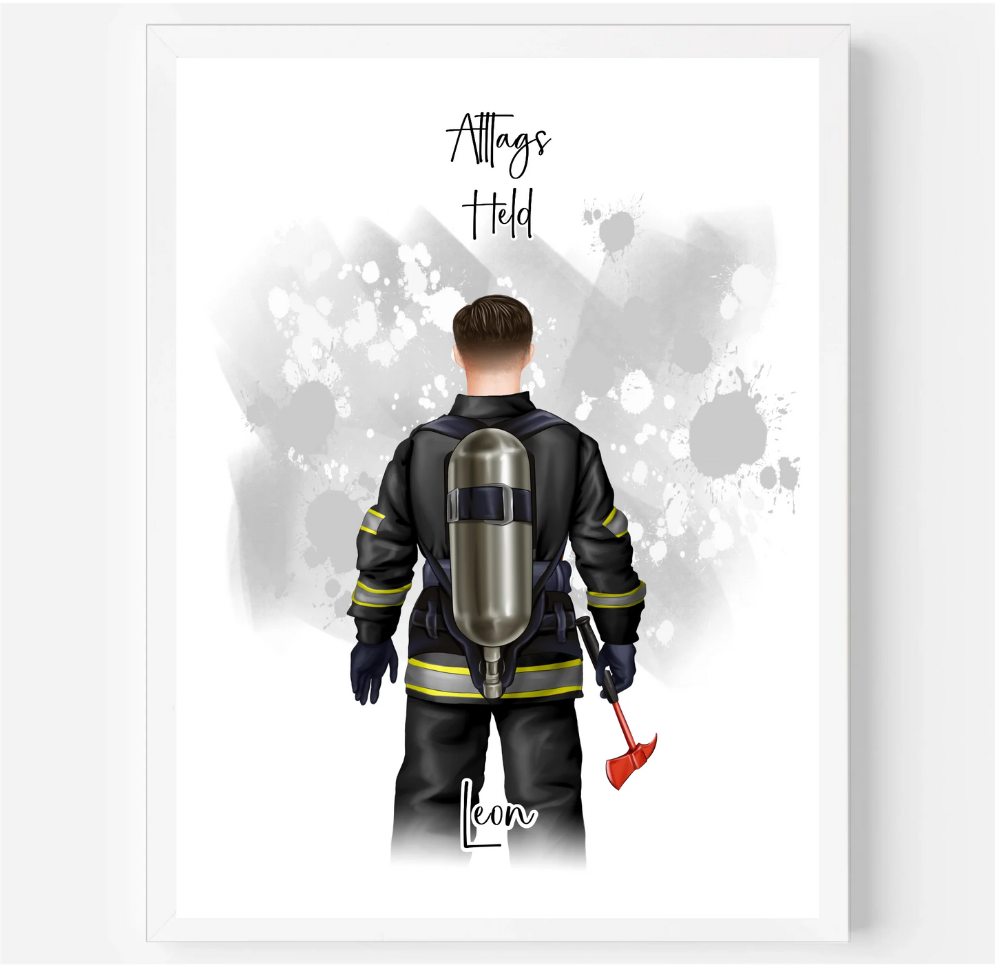 1-2 Personen Feuerwehr Poster