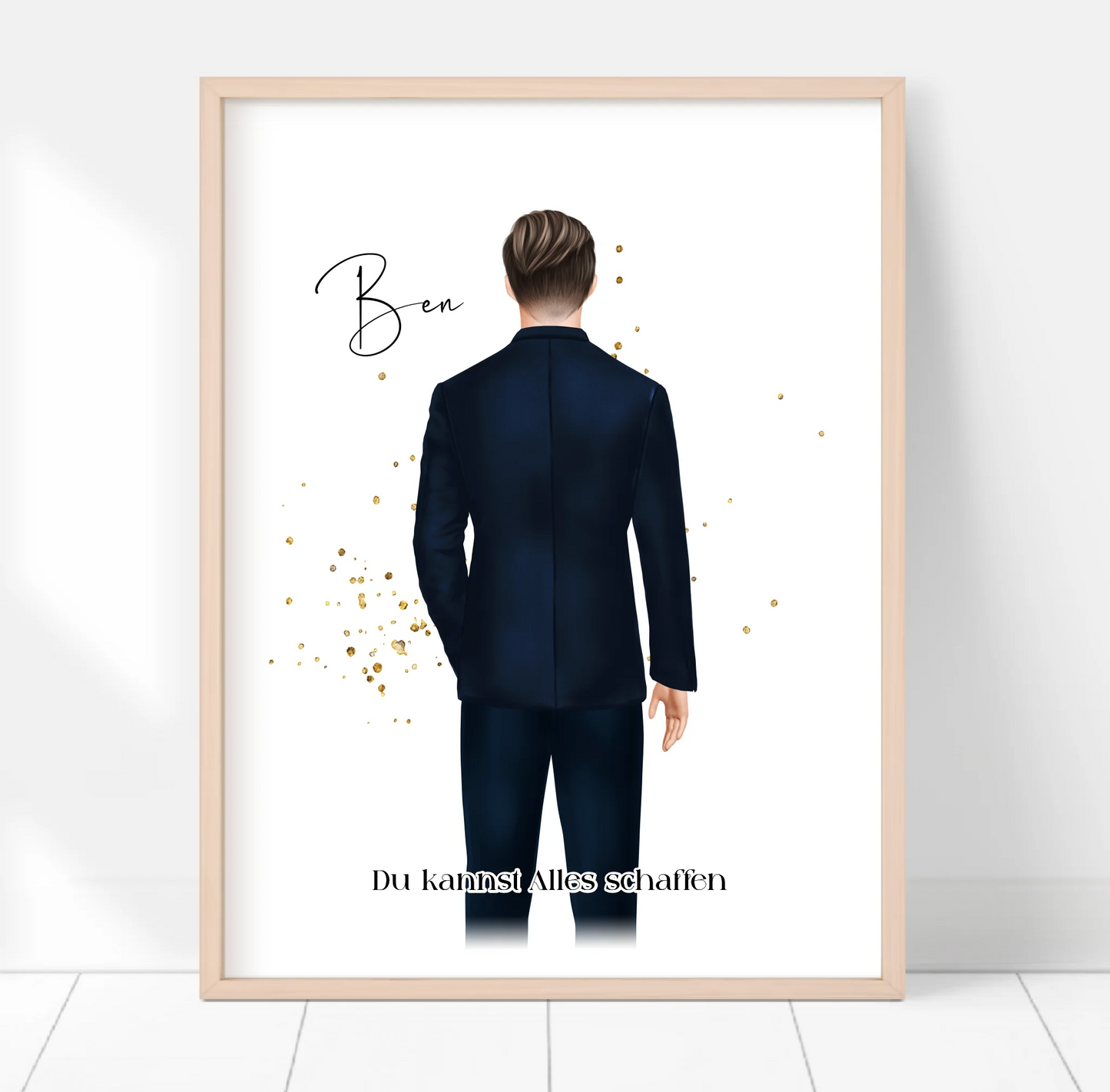 Mann im Anzug Poster