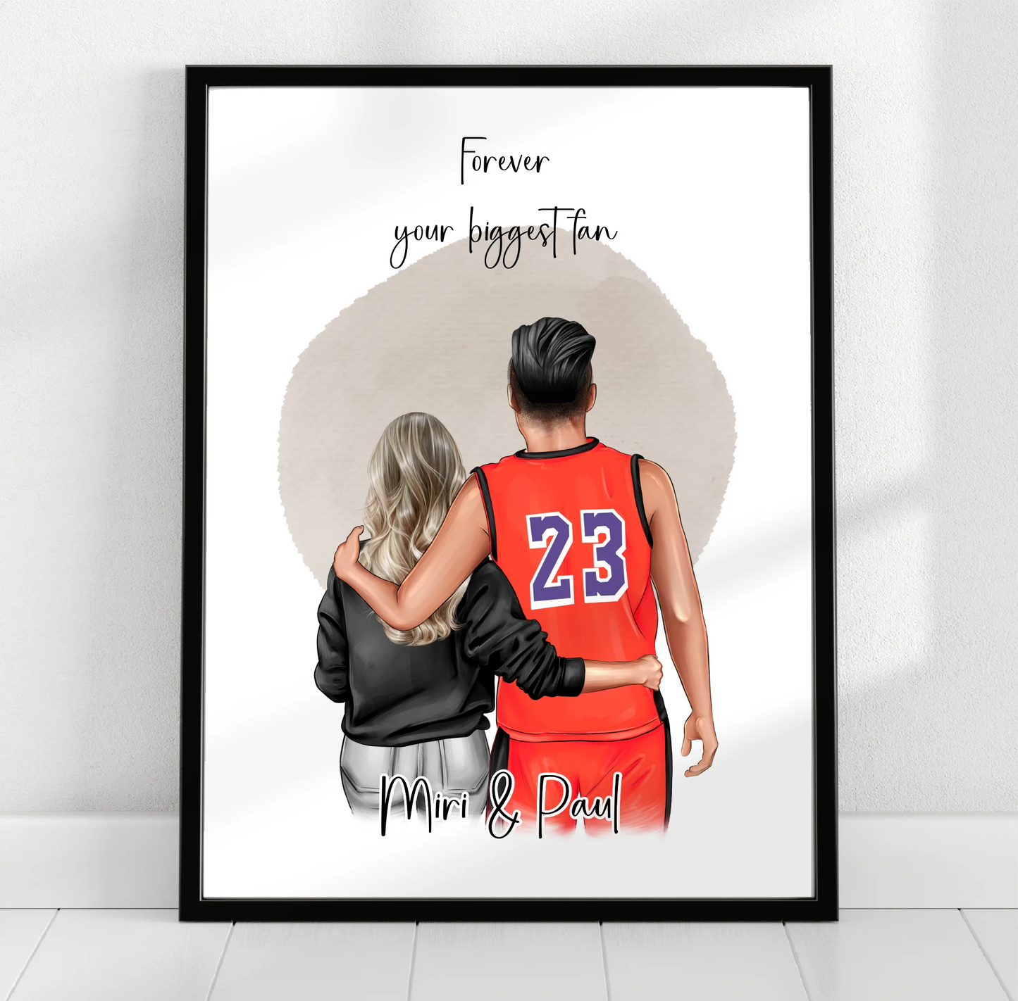 Paar Poster Basketball
