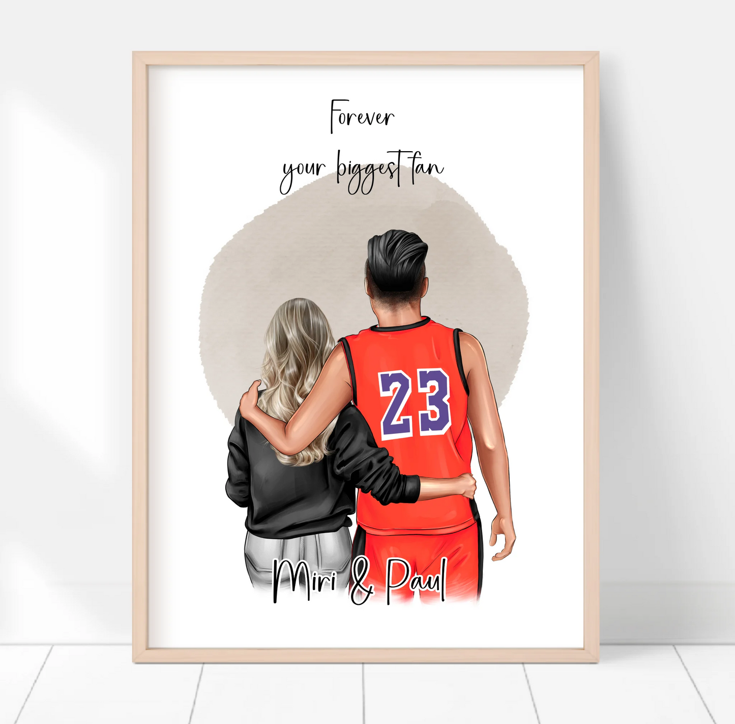 Paar Poster Basketball