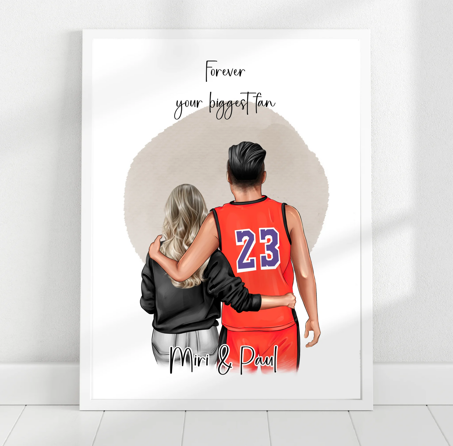 Paar Poster Basketball