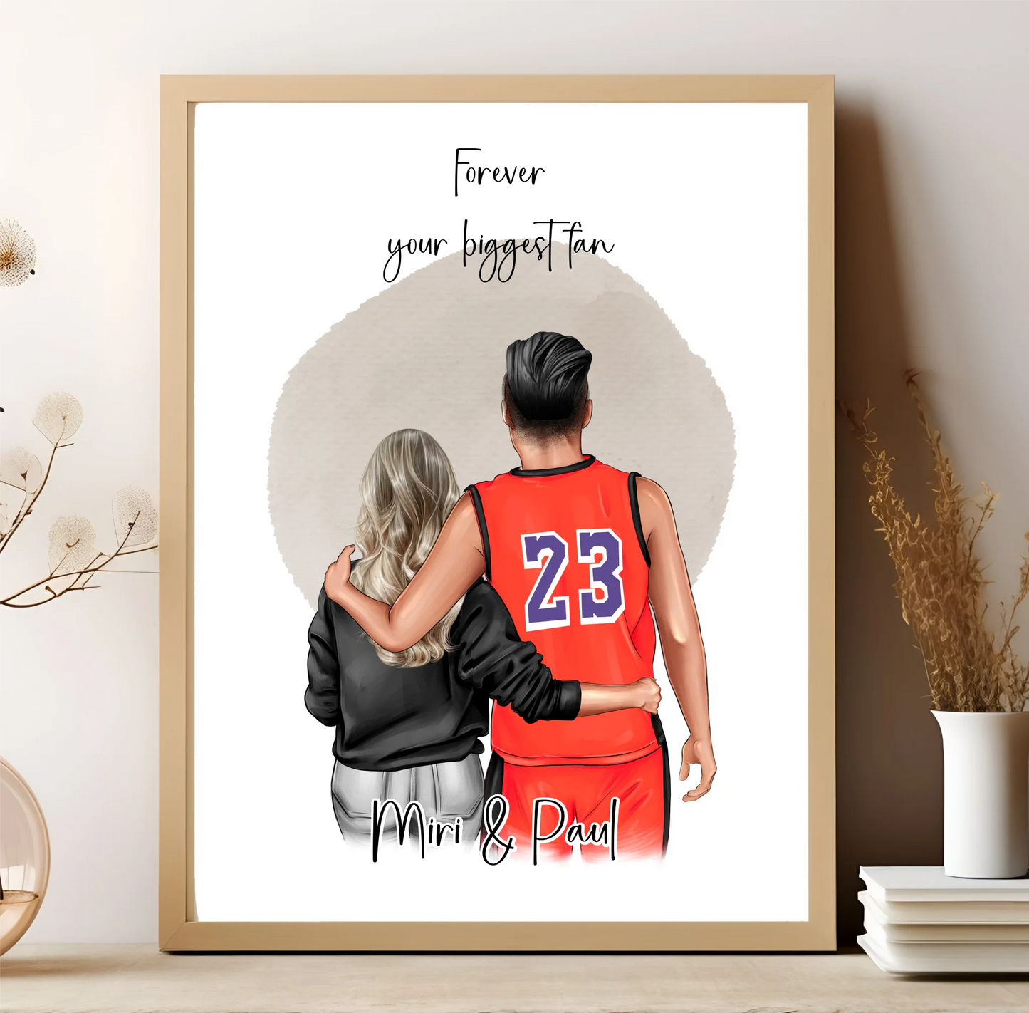 Paar Poster Basketball