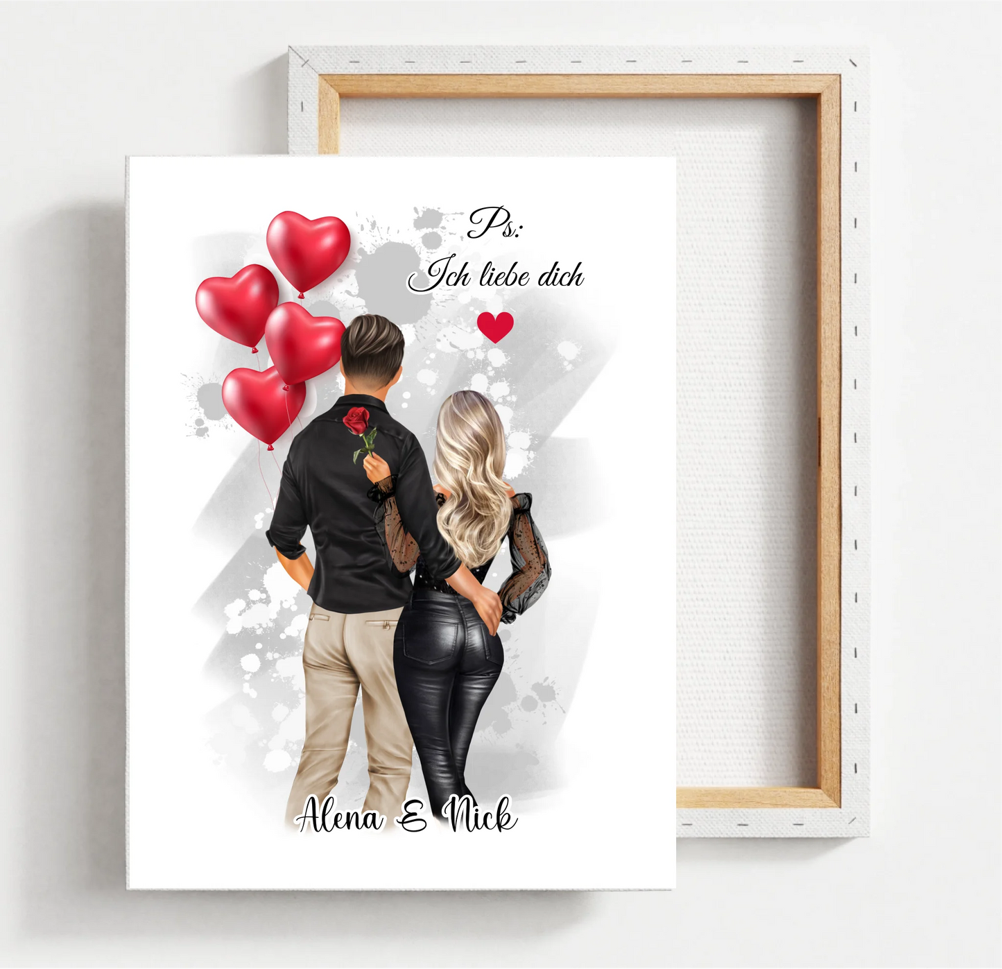 Paar Poster Personalisiert