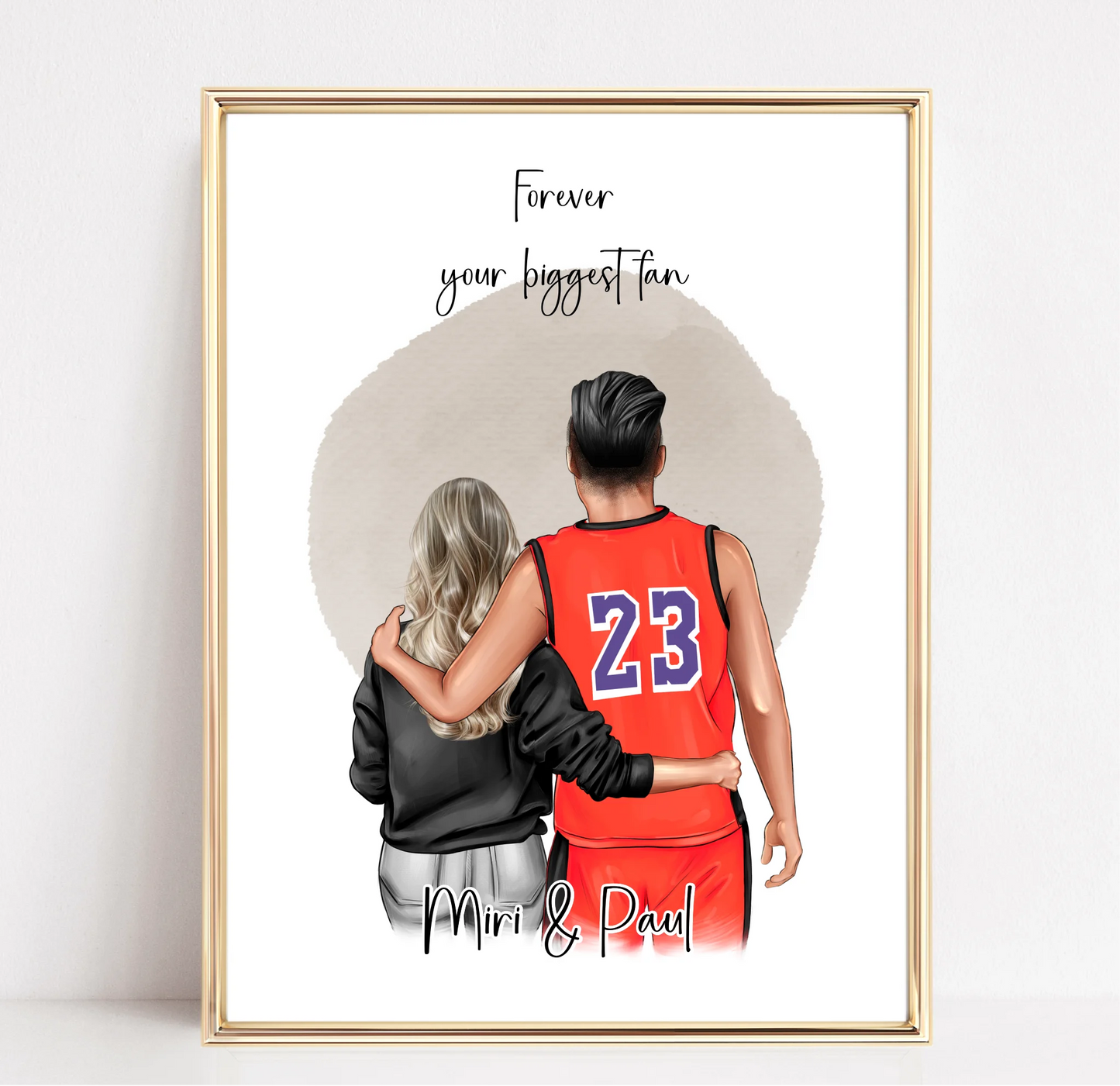 Paar Poster Basketball
