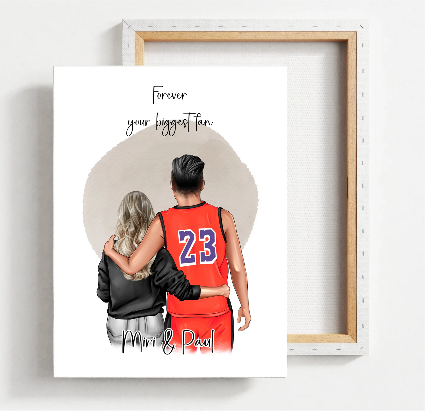 Paar Poster Basketball