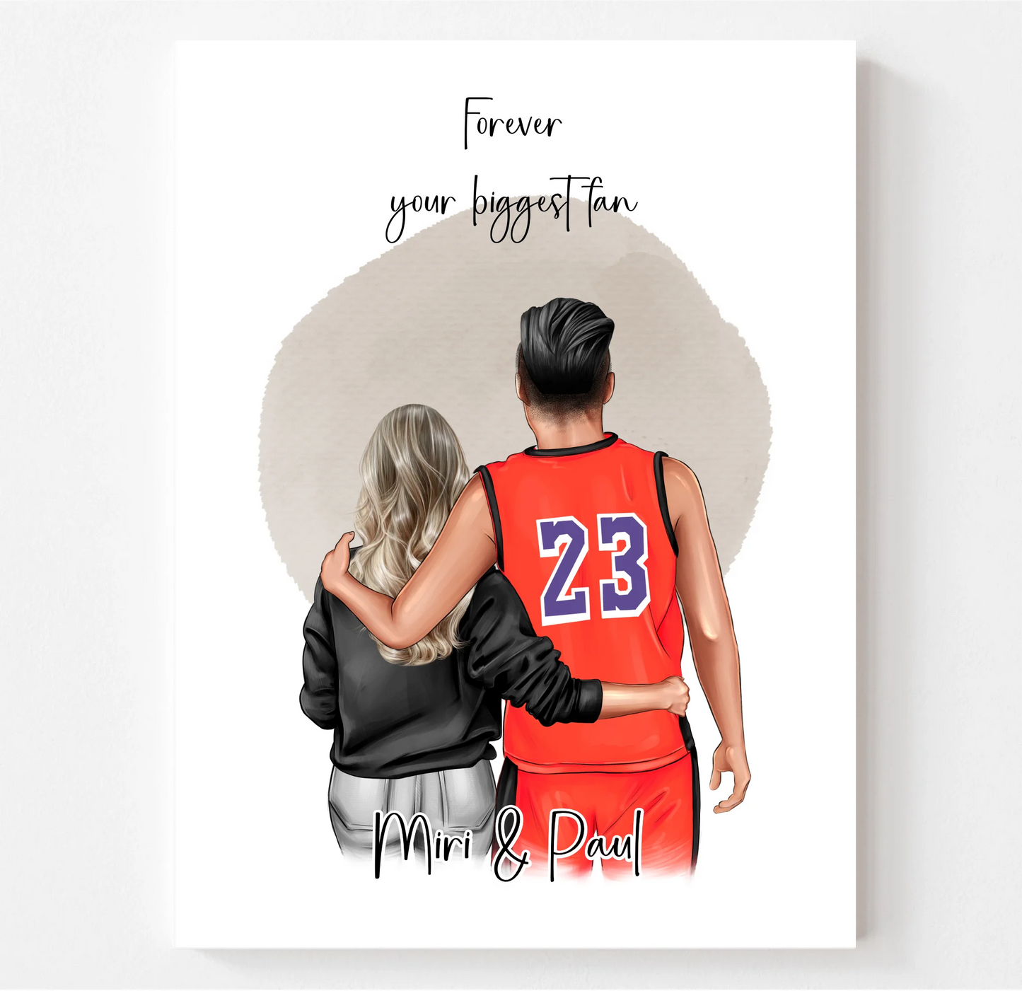 Paar Poster Basketball