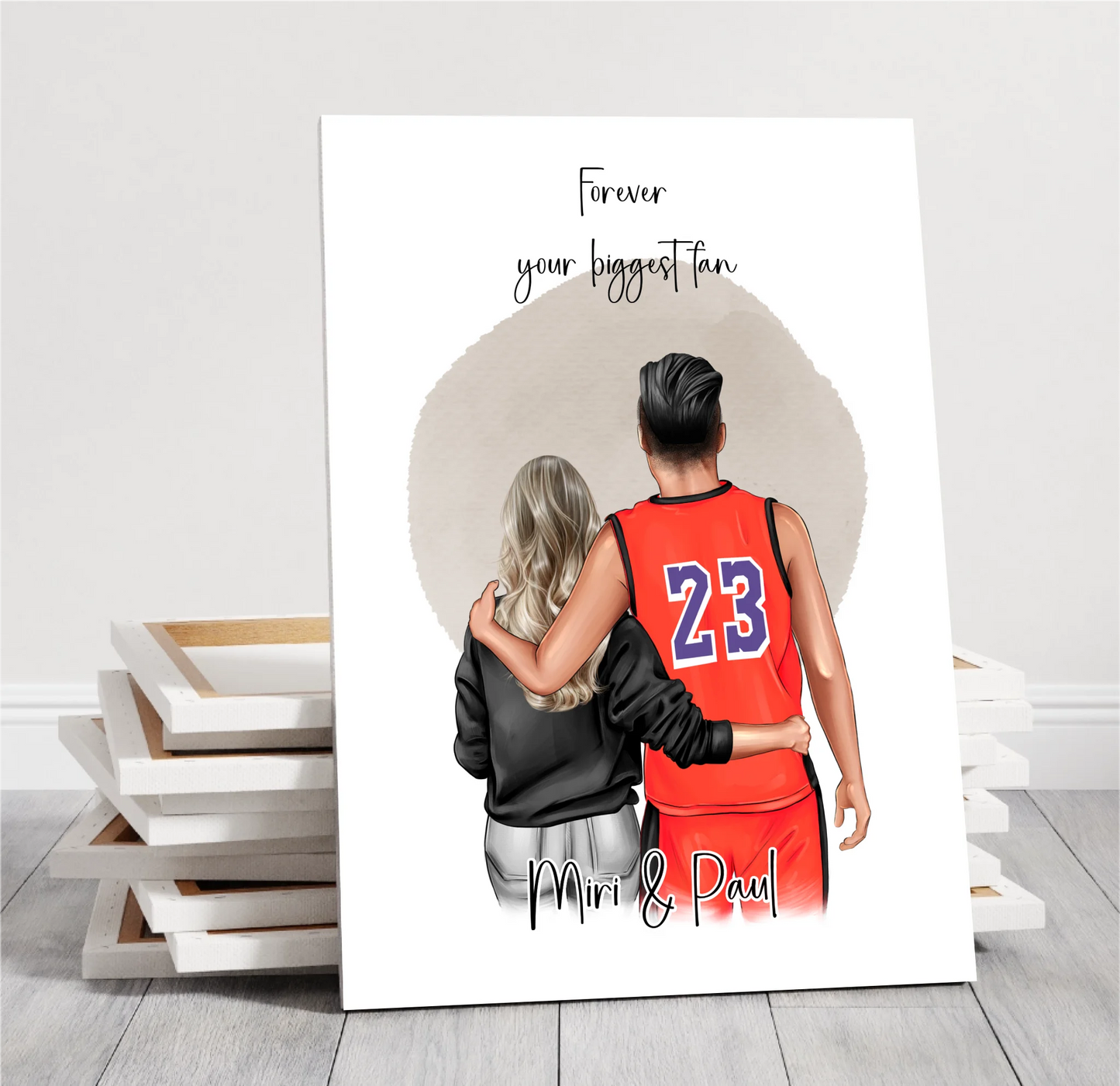 Paar Poster Basketball