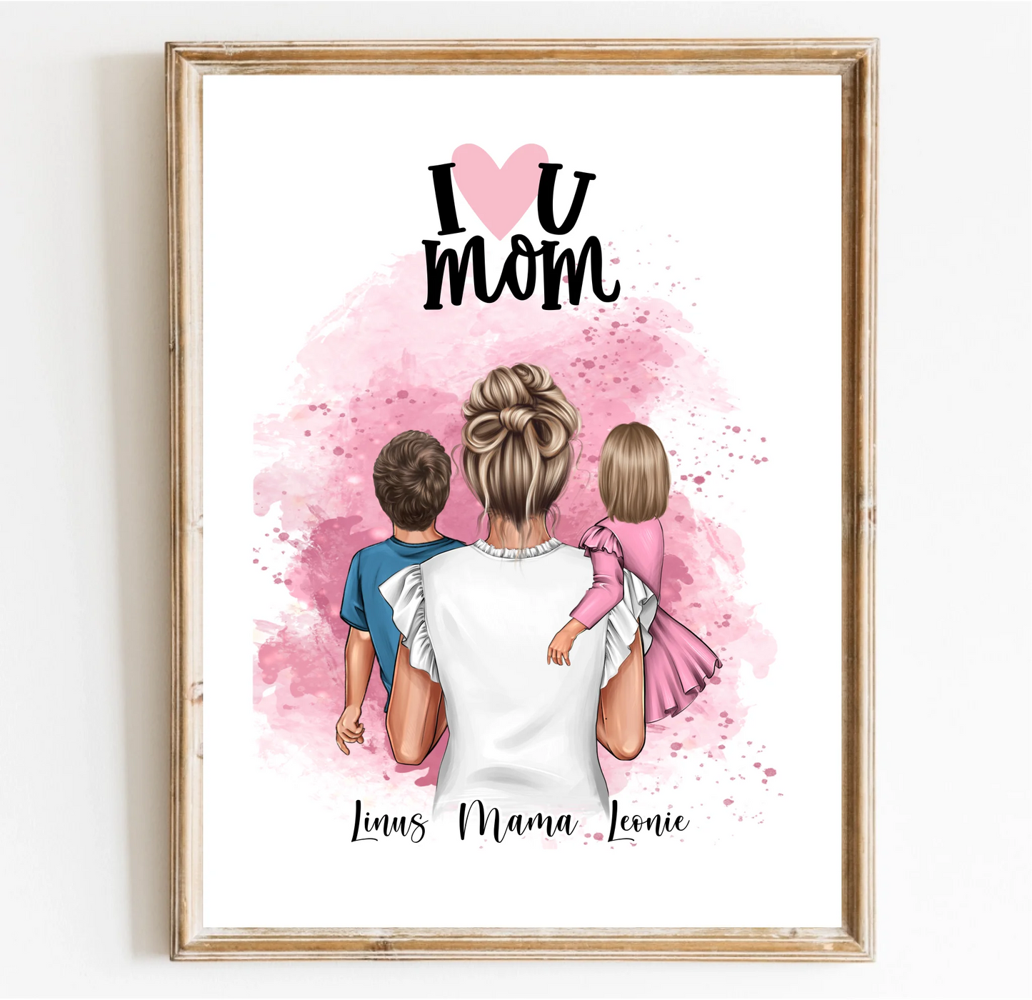 Mama & 1-2 Kinder Poster