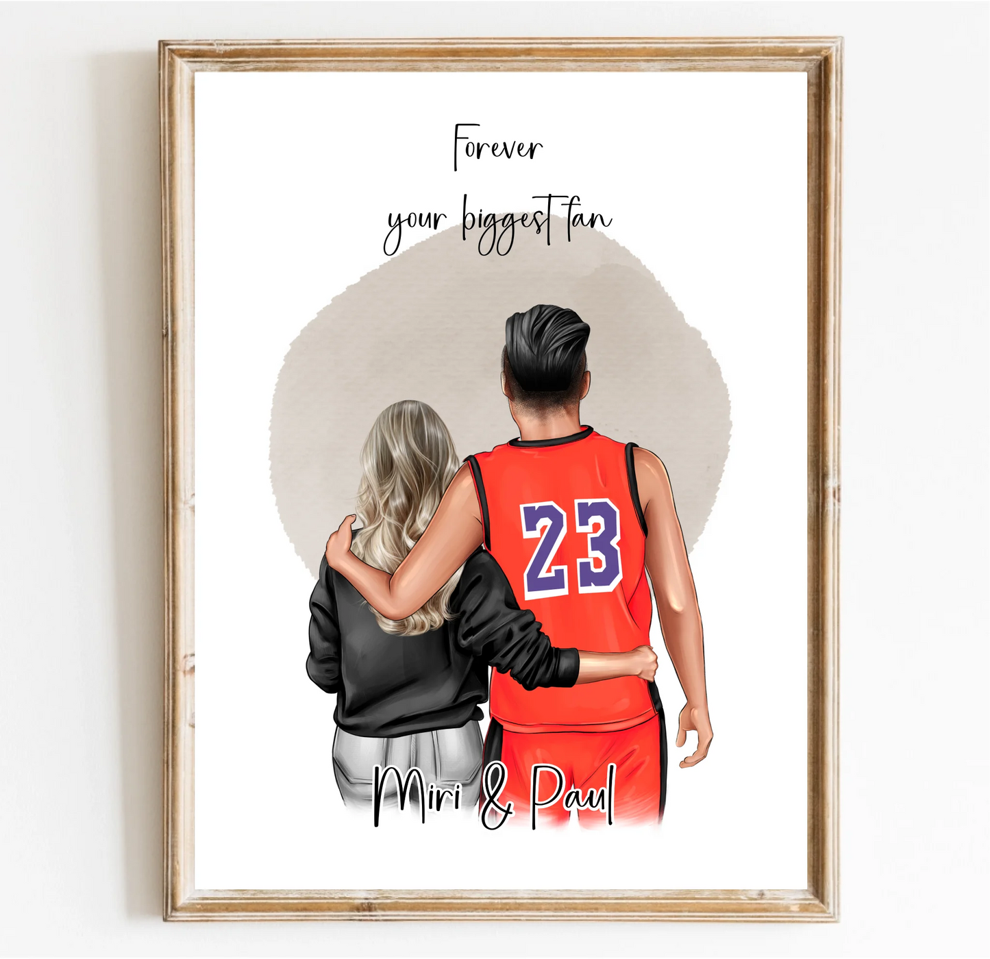 Paar Poster Basketball