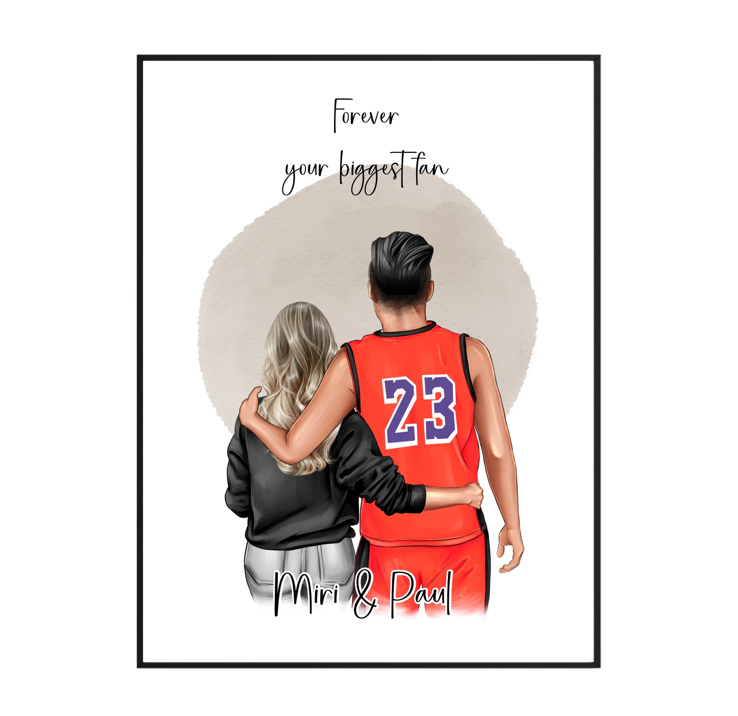 Paar Poster Basketball