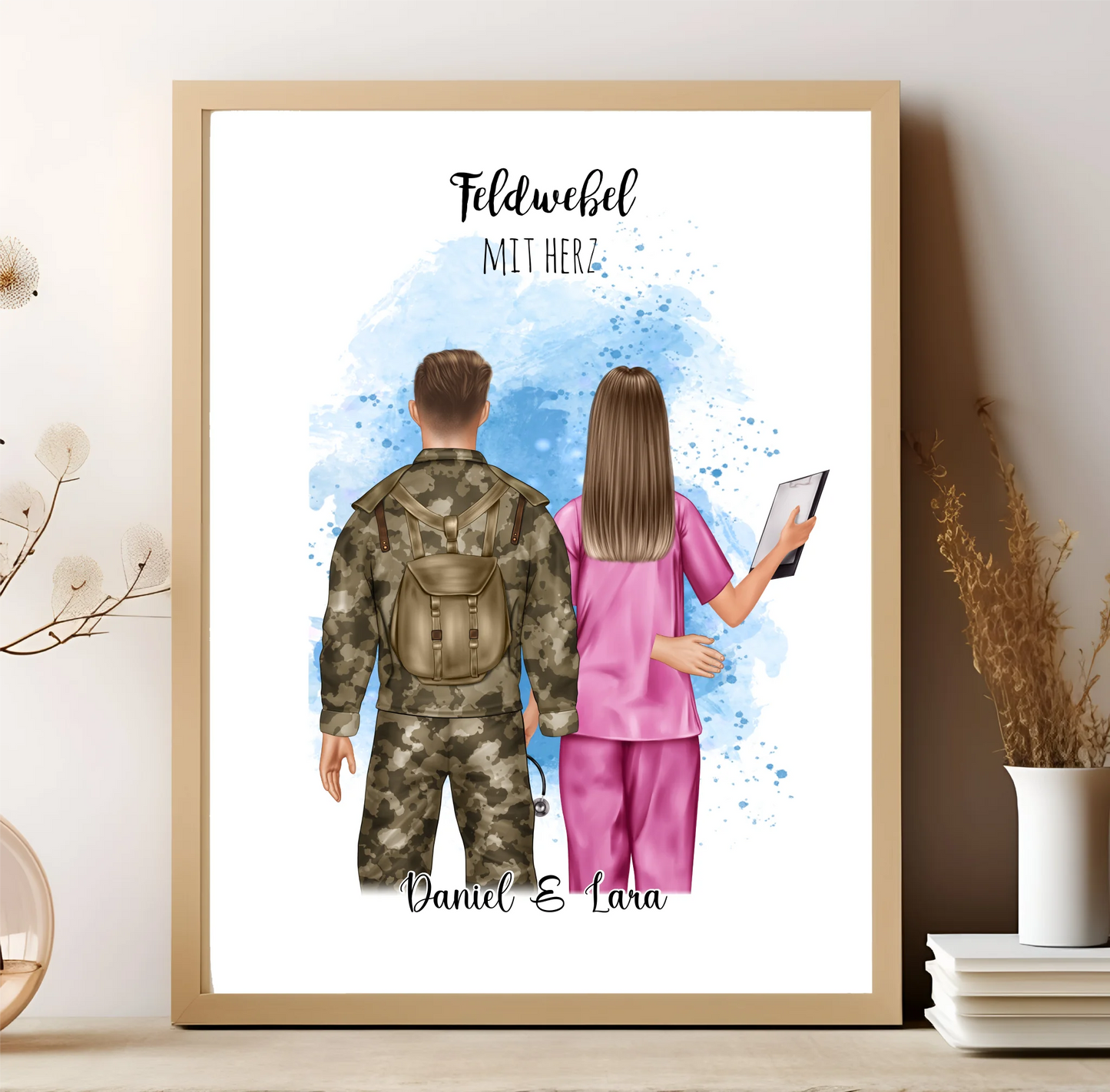 Soldat/in & Krankenschwester Poster