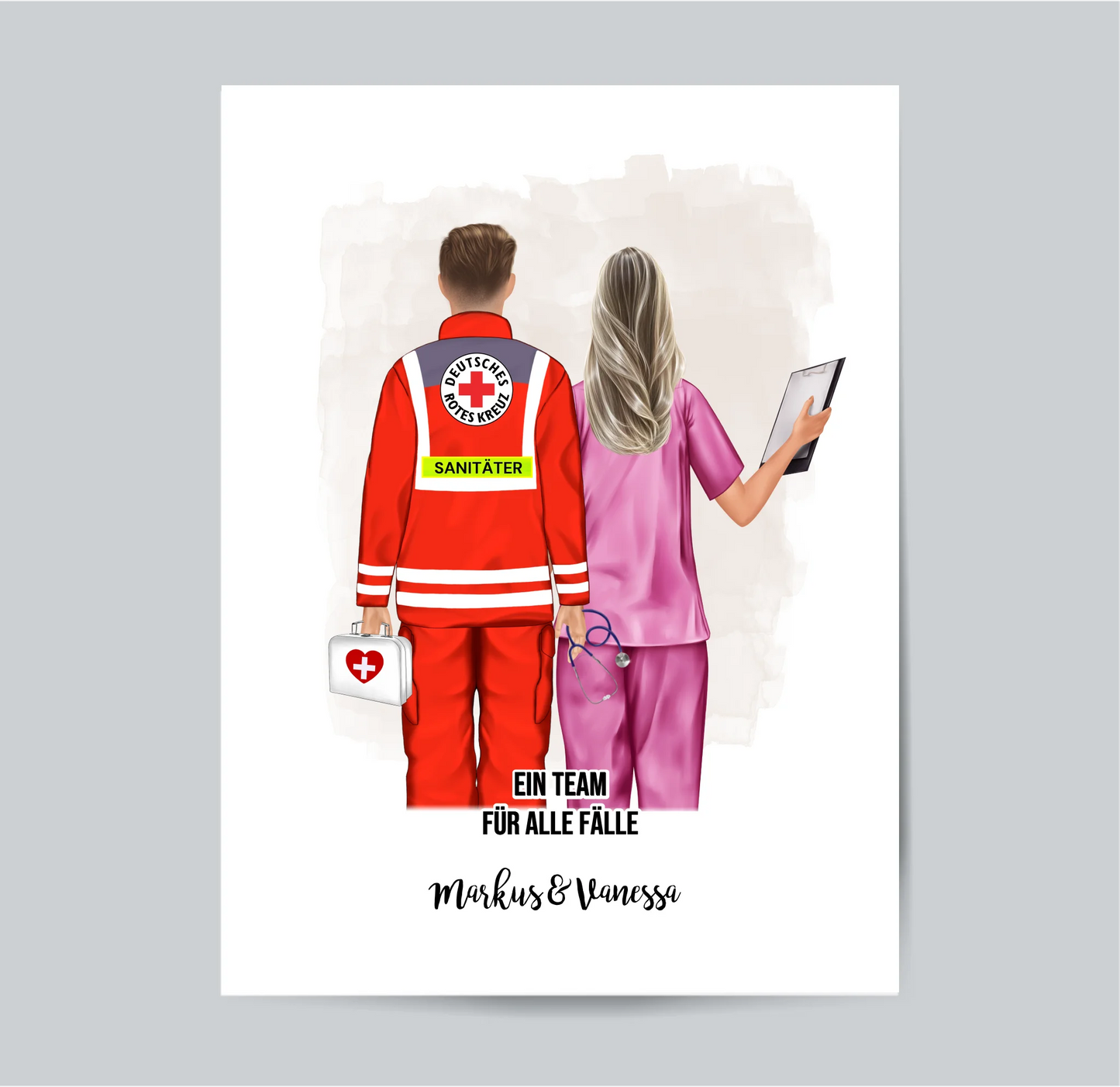 Sanitäter & Krankenschwester Poster