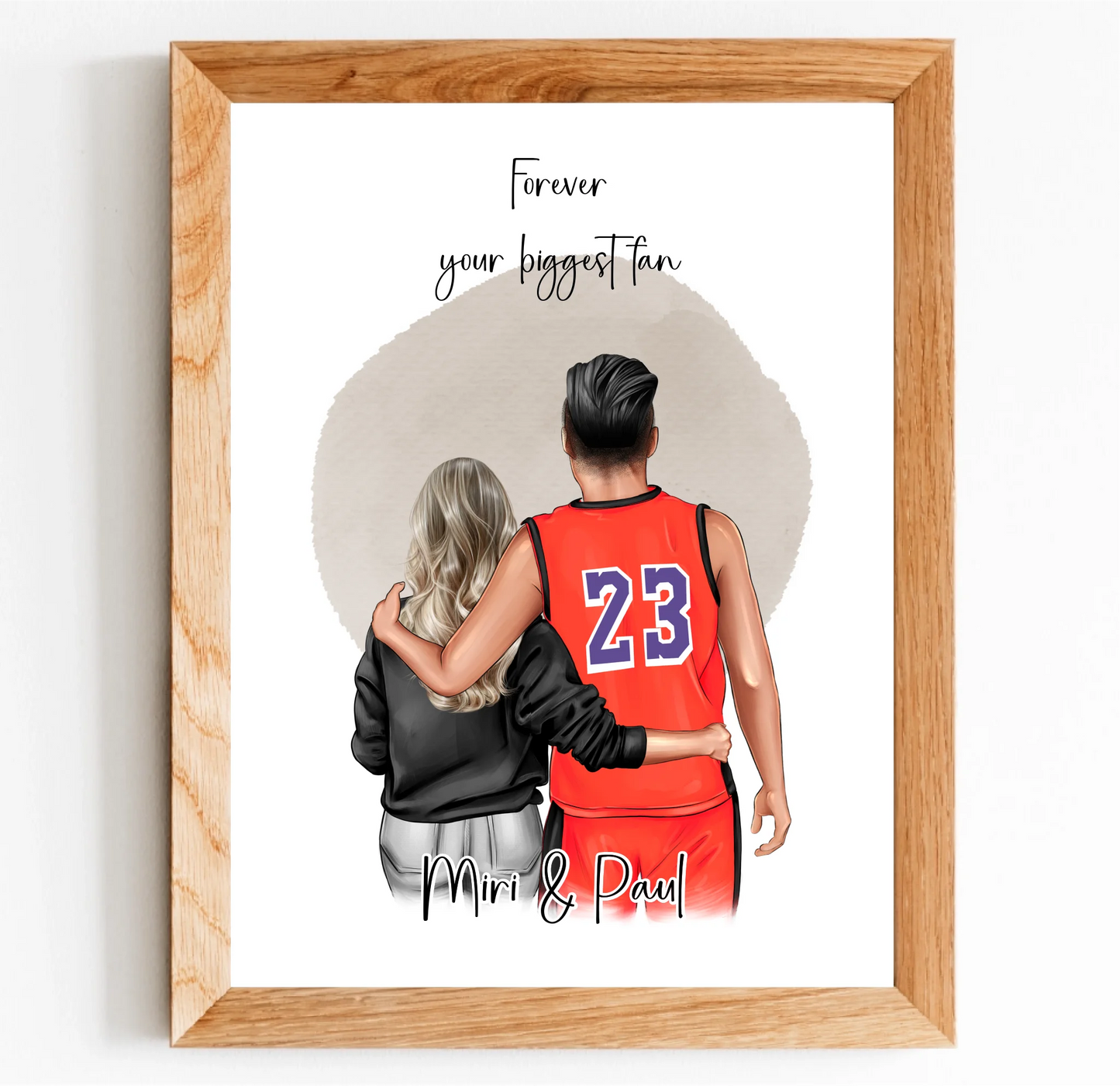 Paar Poster Basketball